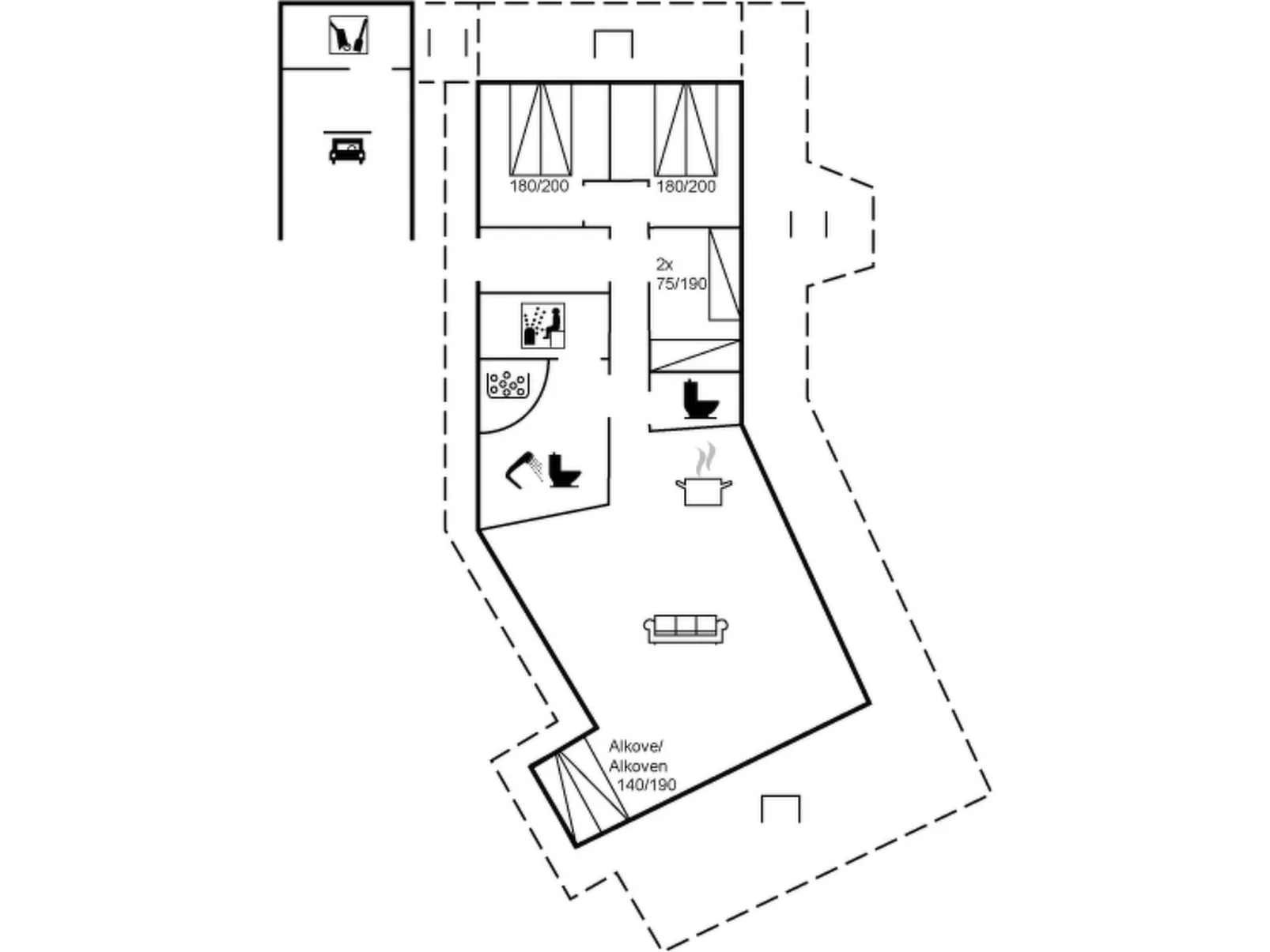 "Hjalmar" - 400m from the sea-Inside