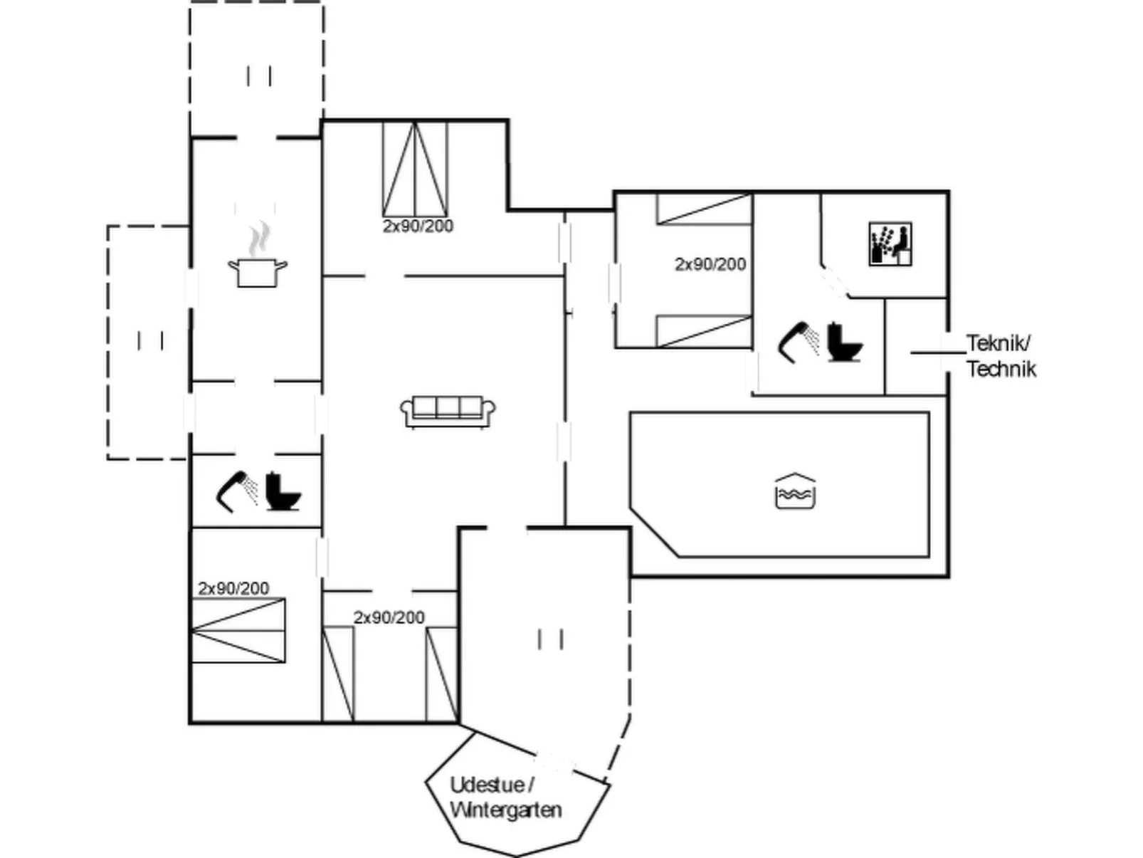 "Elisabeth" - 400m from the sea-Inside