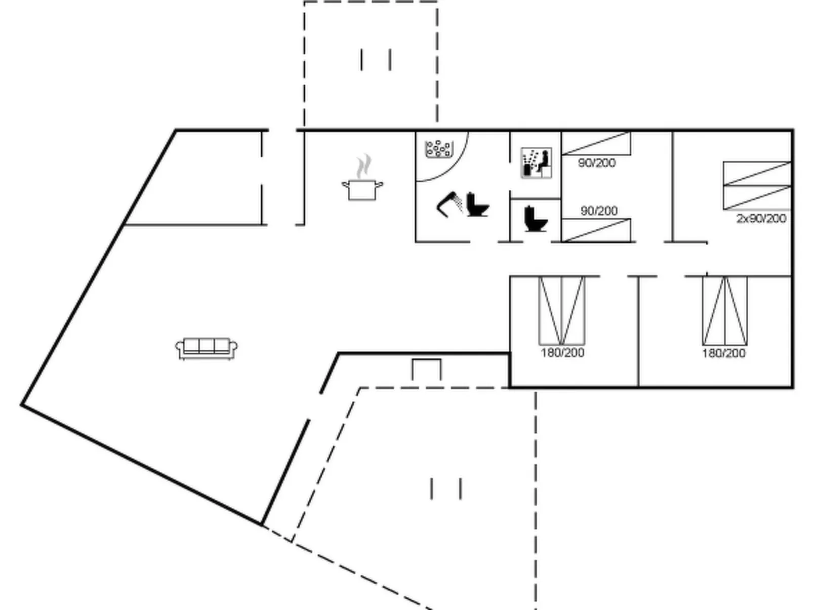 "Fengur" - 330m from the sea-Inside