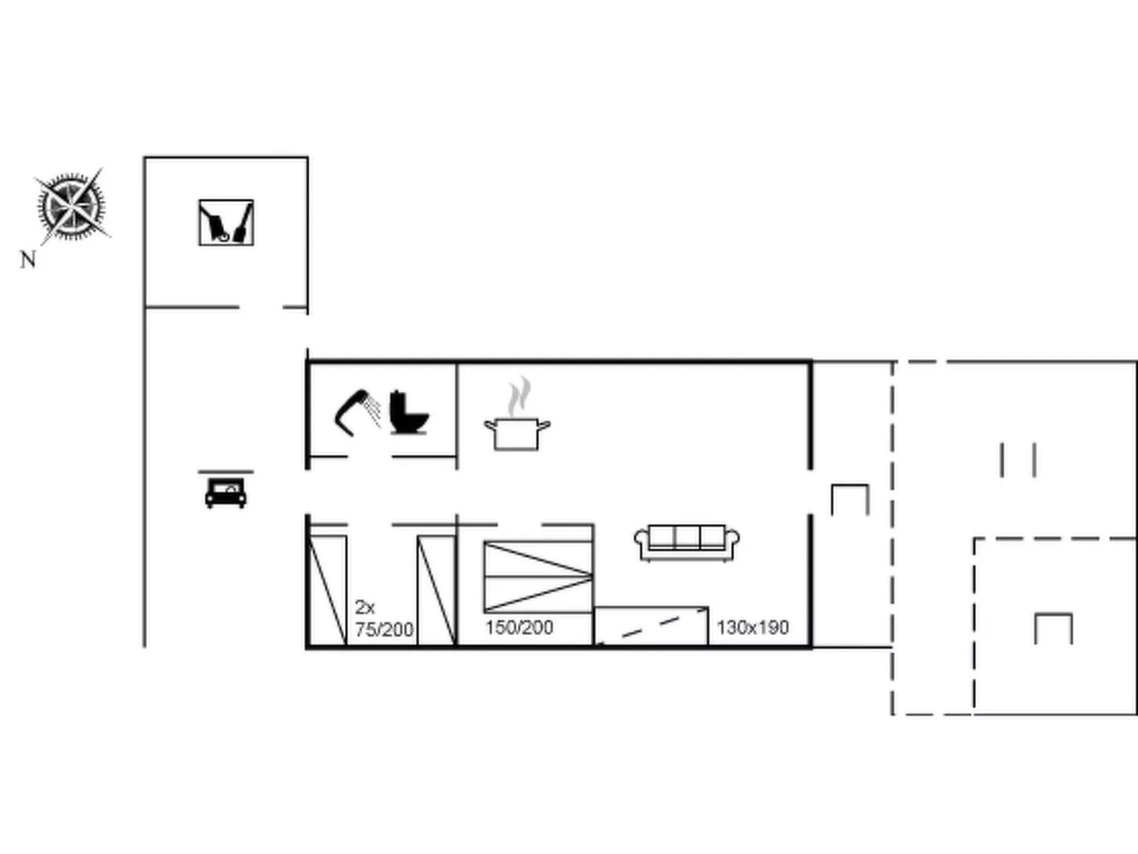 "Cordeline" - 325m from the sea-Inside