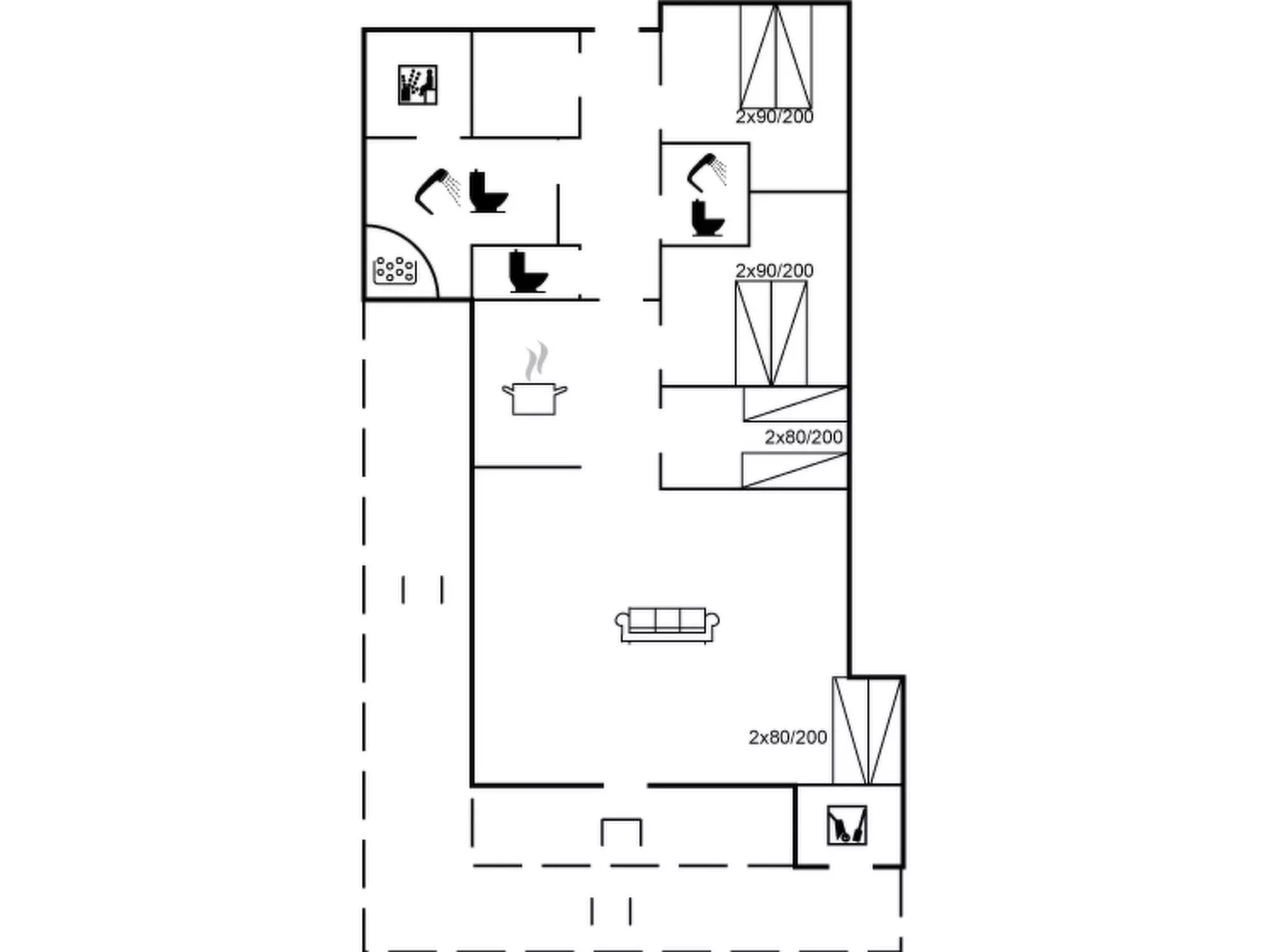 "Almira" - 1.2km from the sea-Inside