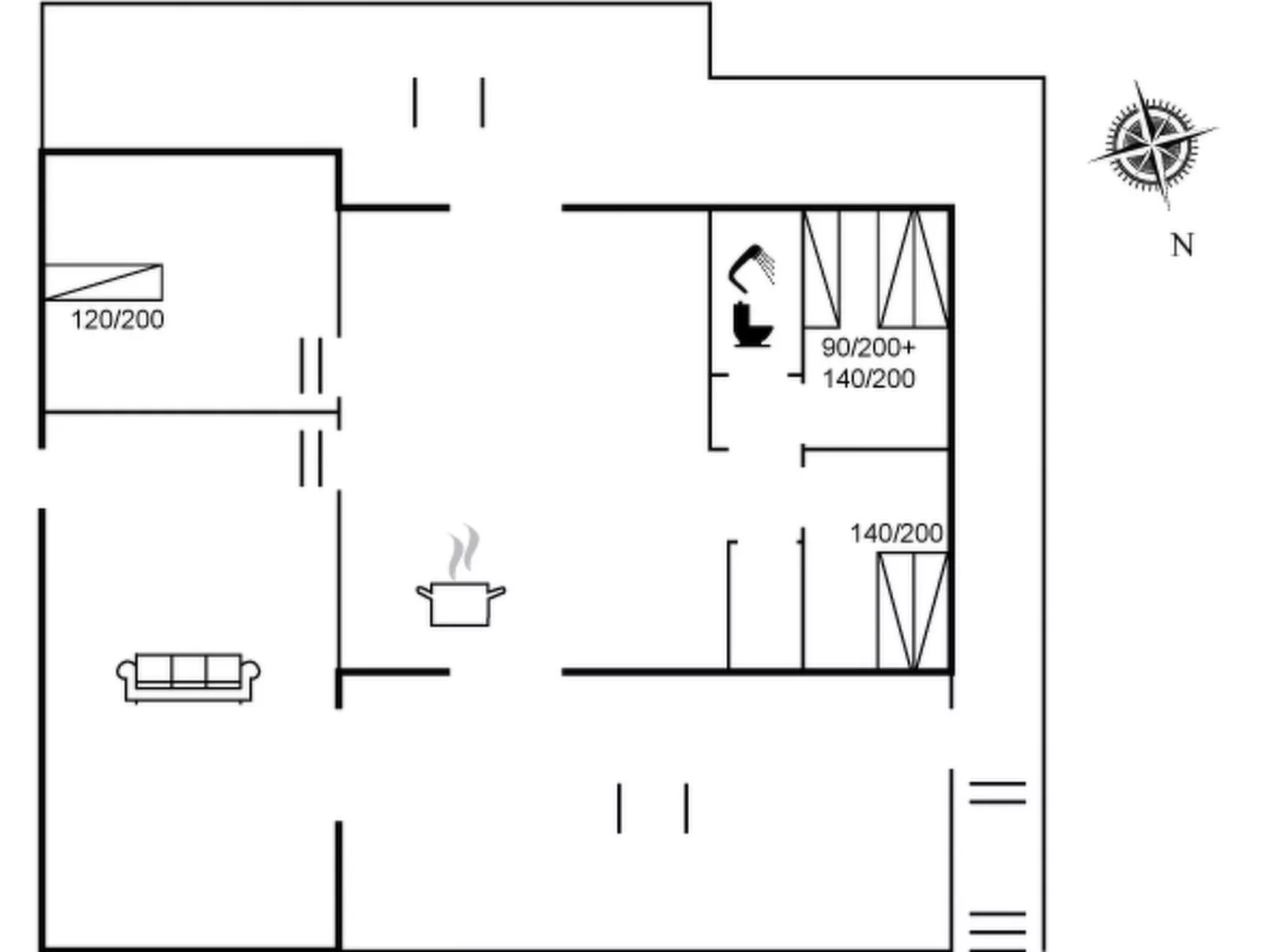 "Smillaaraq" - 150m from the sea-Inside