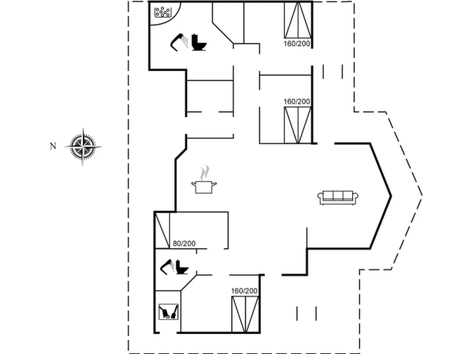"Anastaja" - 550m from the sea-Inside