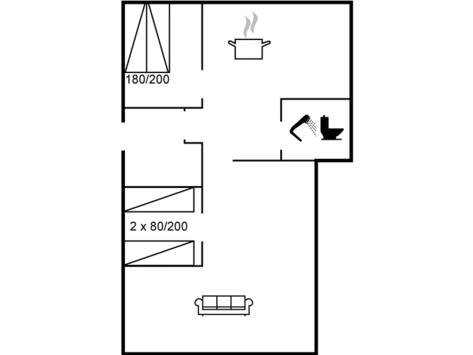 "Florencia" - 450m from the sea-Inside
