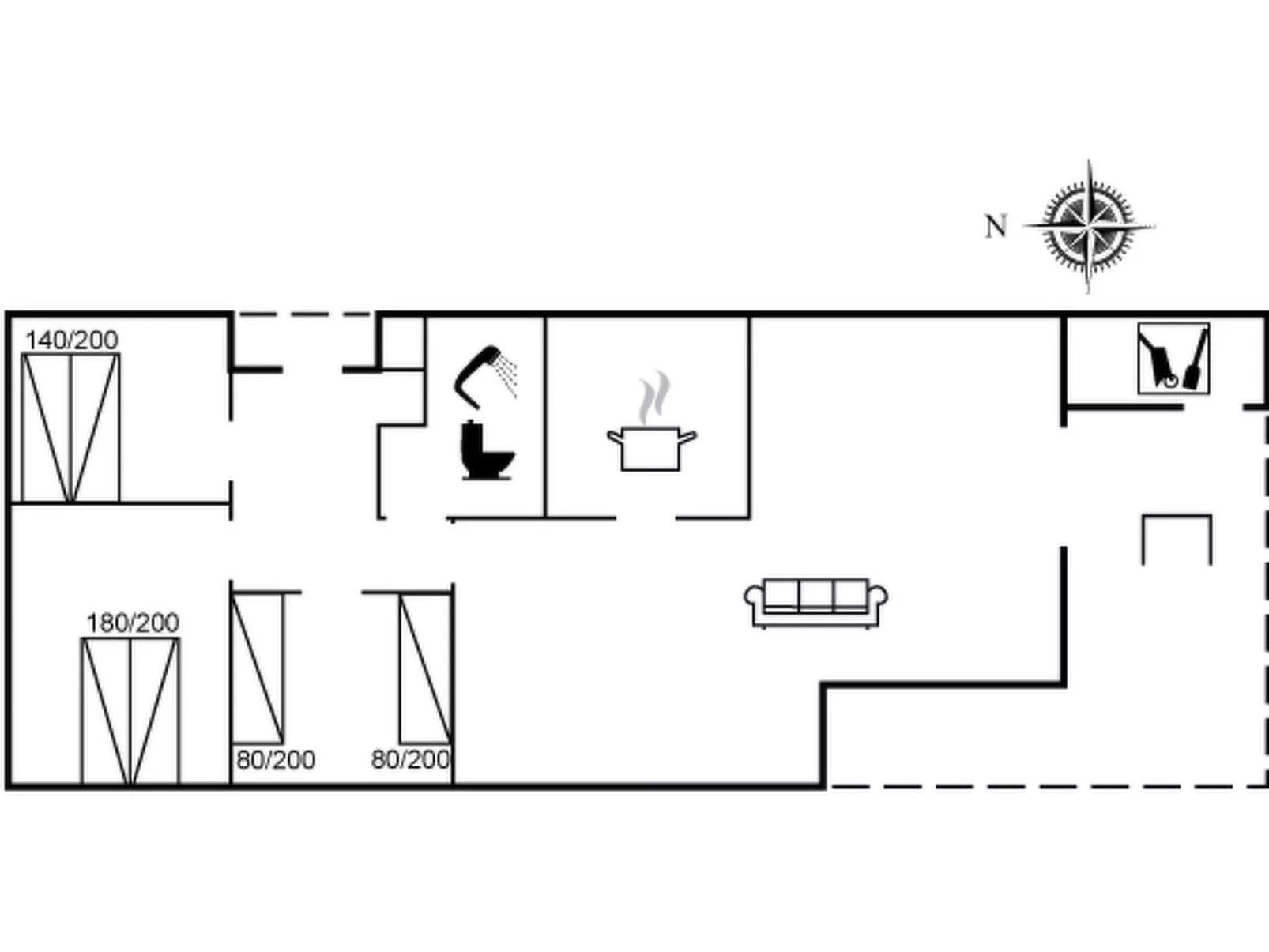 "Pinja" - 400m from the sea-Outside