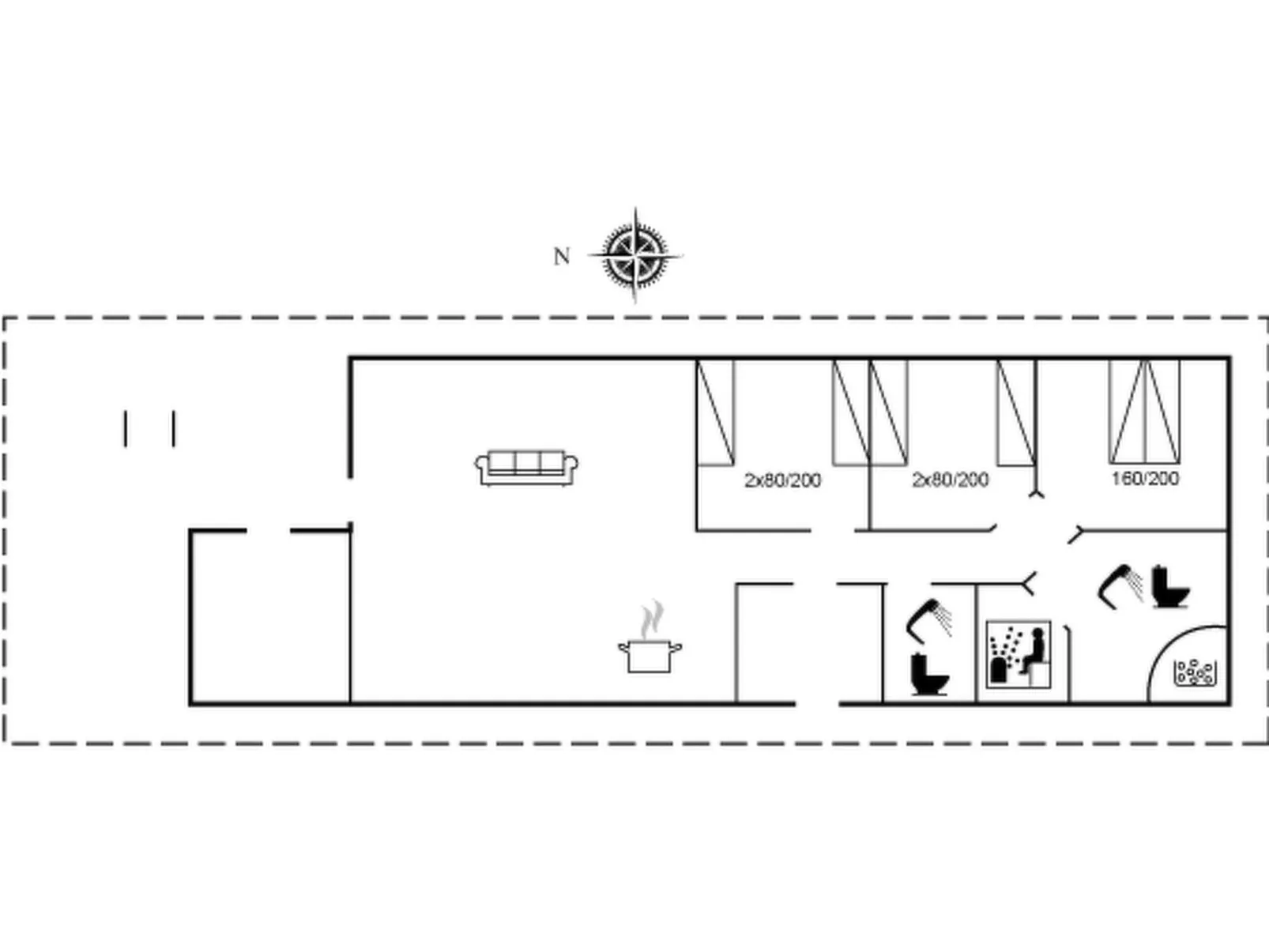 "Joris" - 1.5km from the sea-Inside