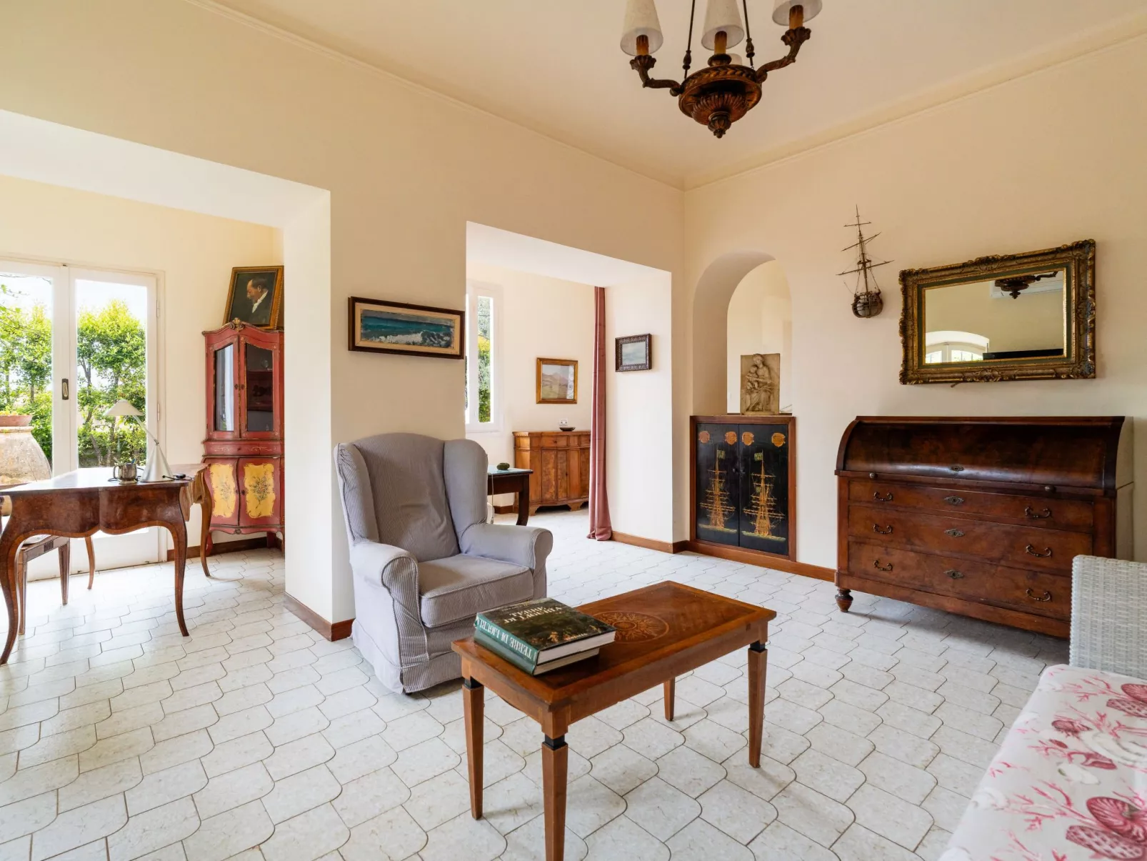 Villa Ludovica-Dedans