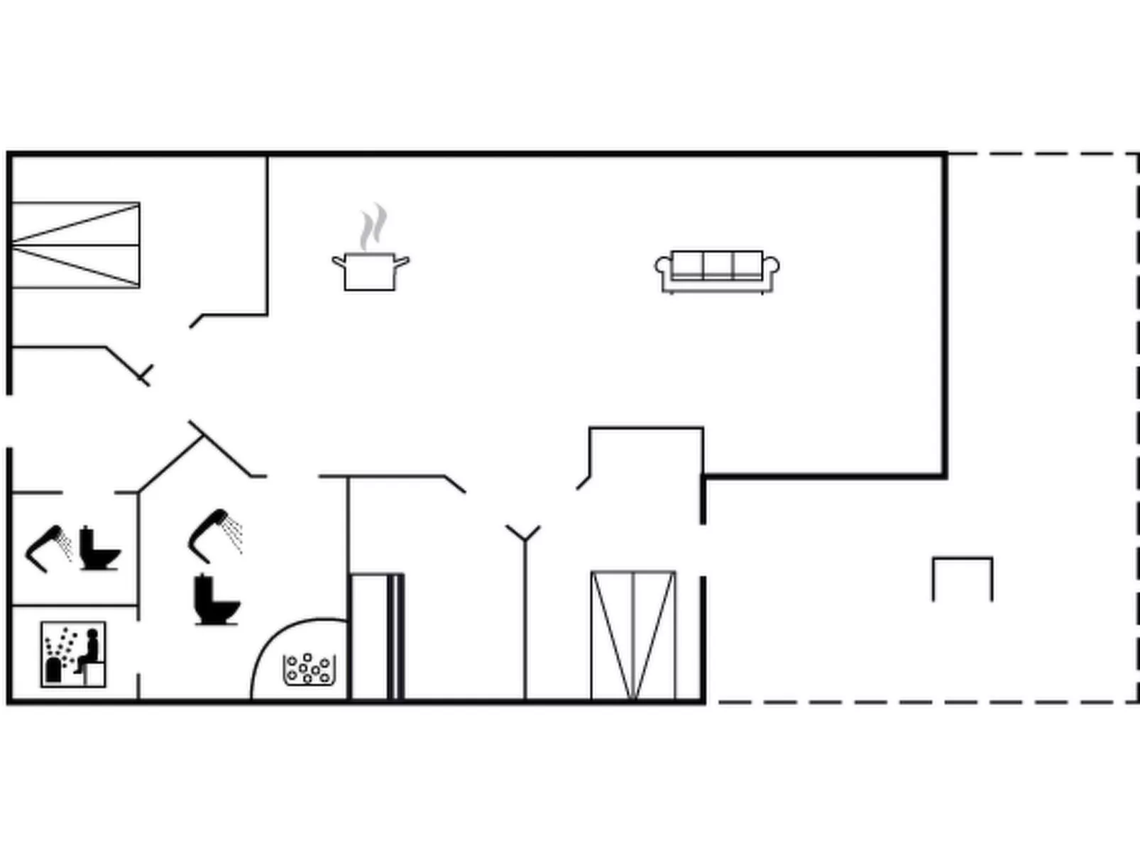 "Roope" - 50m from the sea-Inside