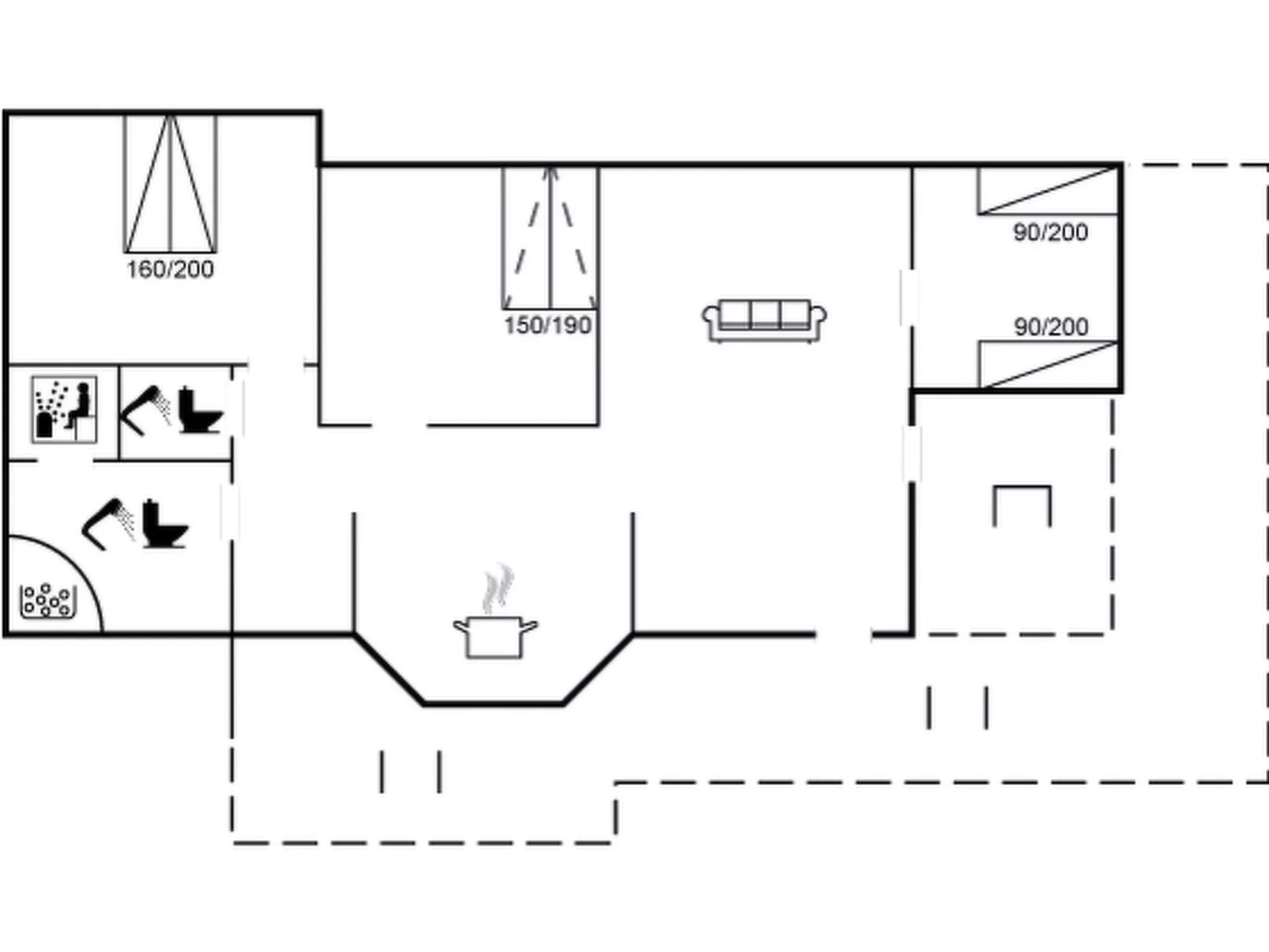 "Cathalina" - 75m from the sea-Inside