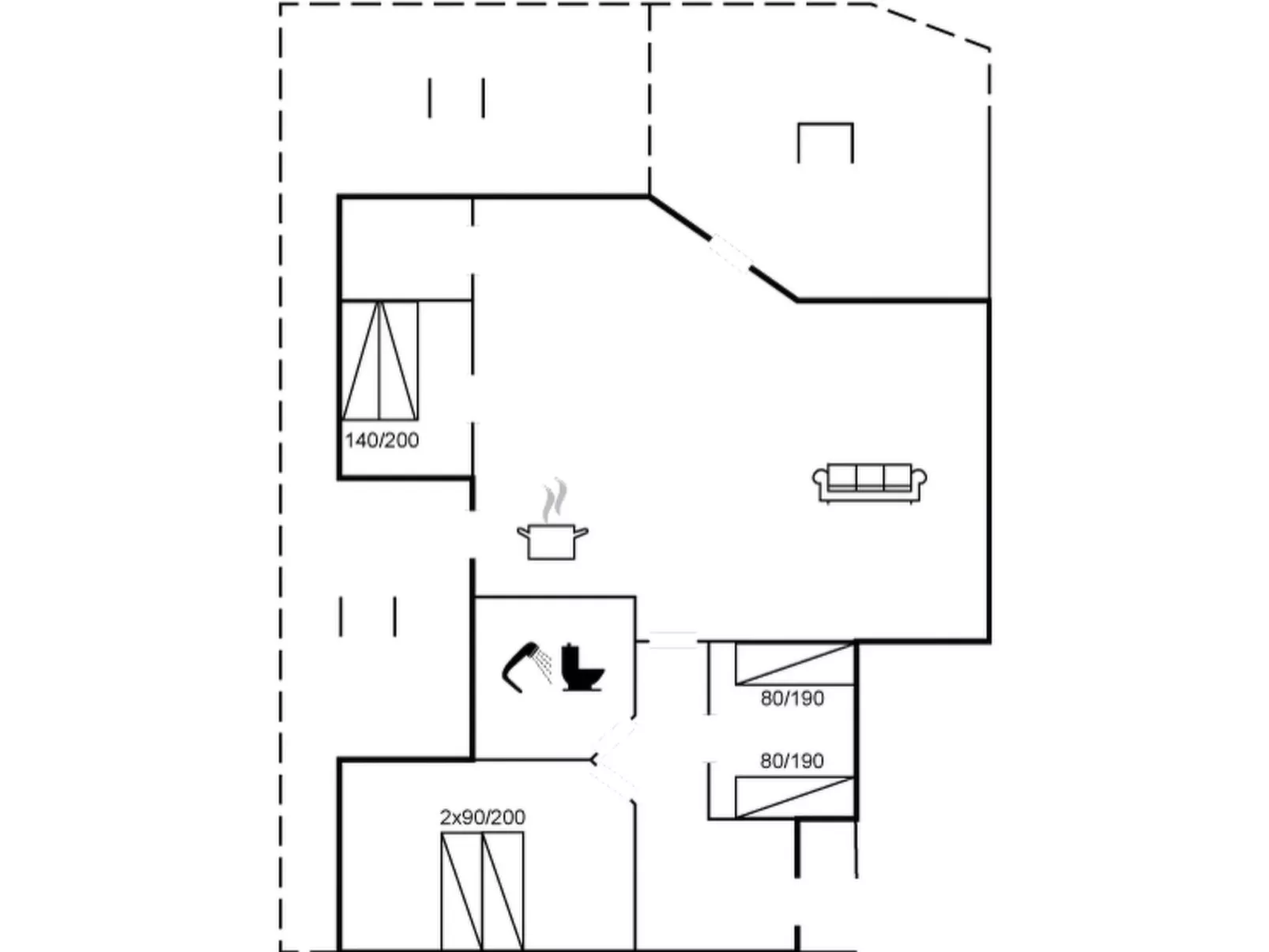 "Virpi" - 400m from the sea-Inside