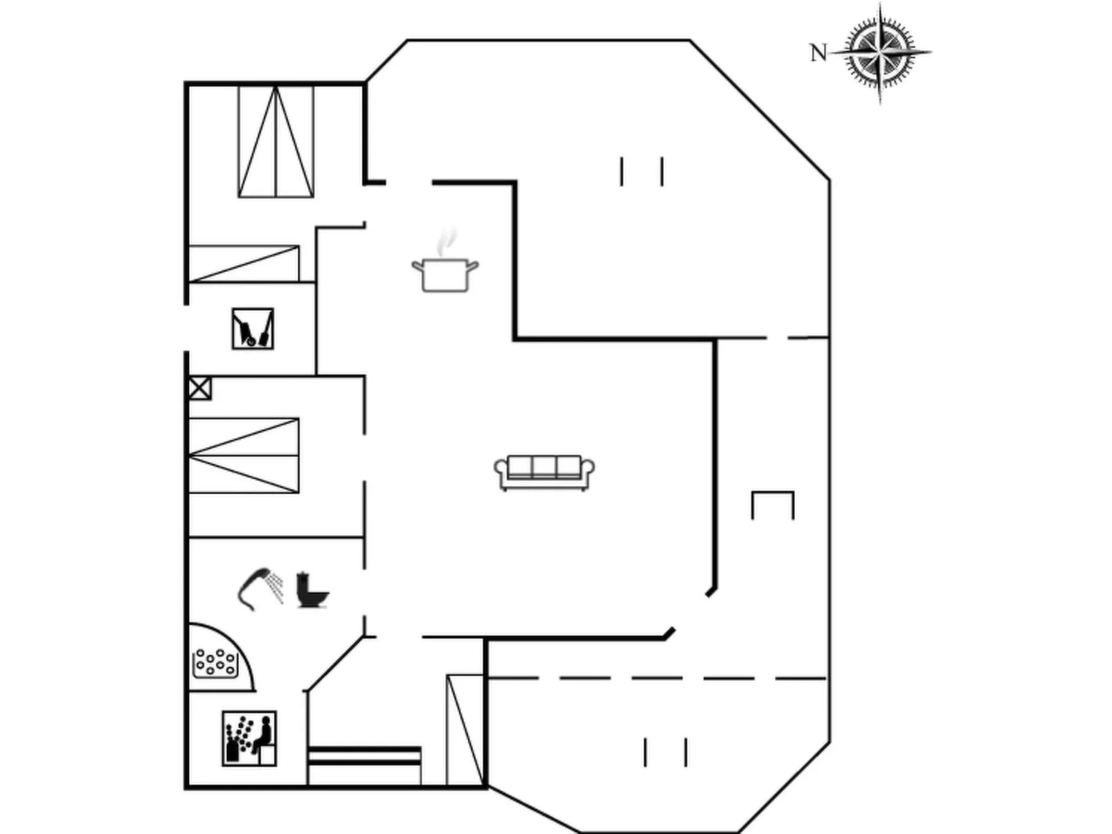 "Lin" - 2.9km from the sea-Inside