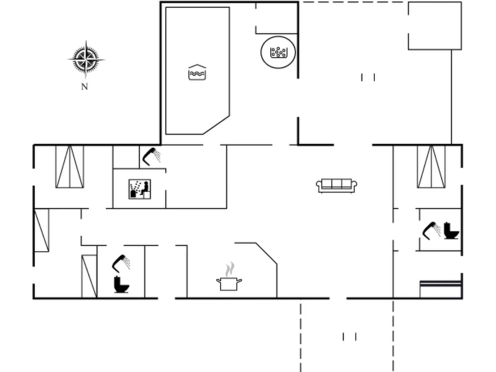 "Naya" - 2.5km from the sea-Inside
