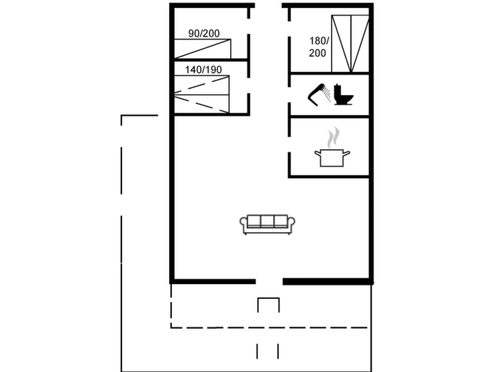 "Ruka" - 350m from the sea-Inside