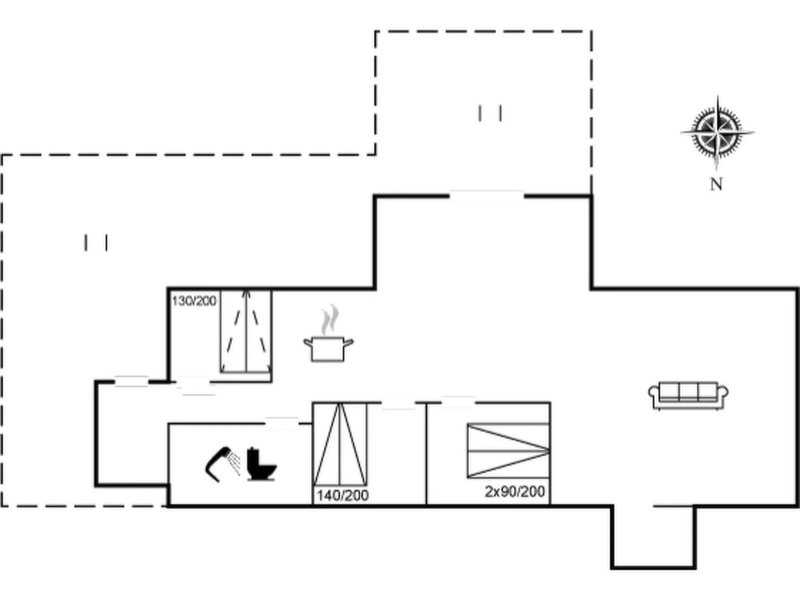 "Thore" - 400m from the sea-Inside