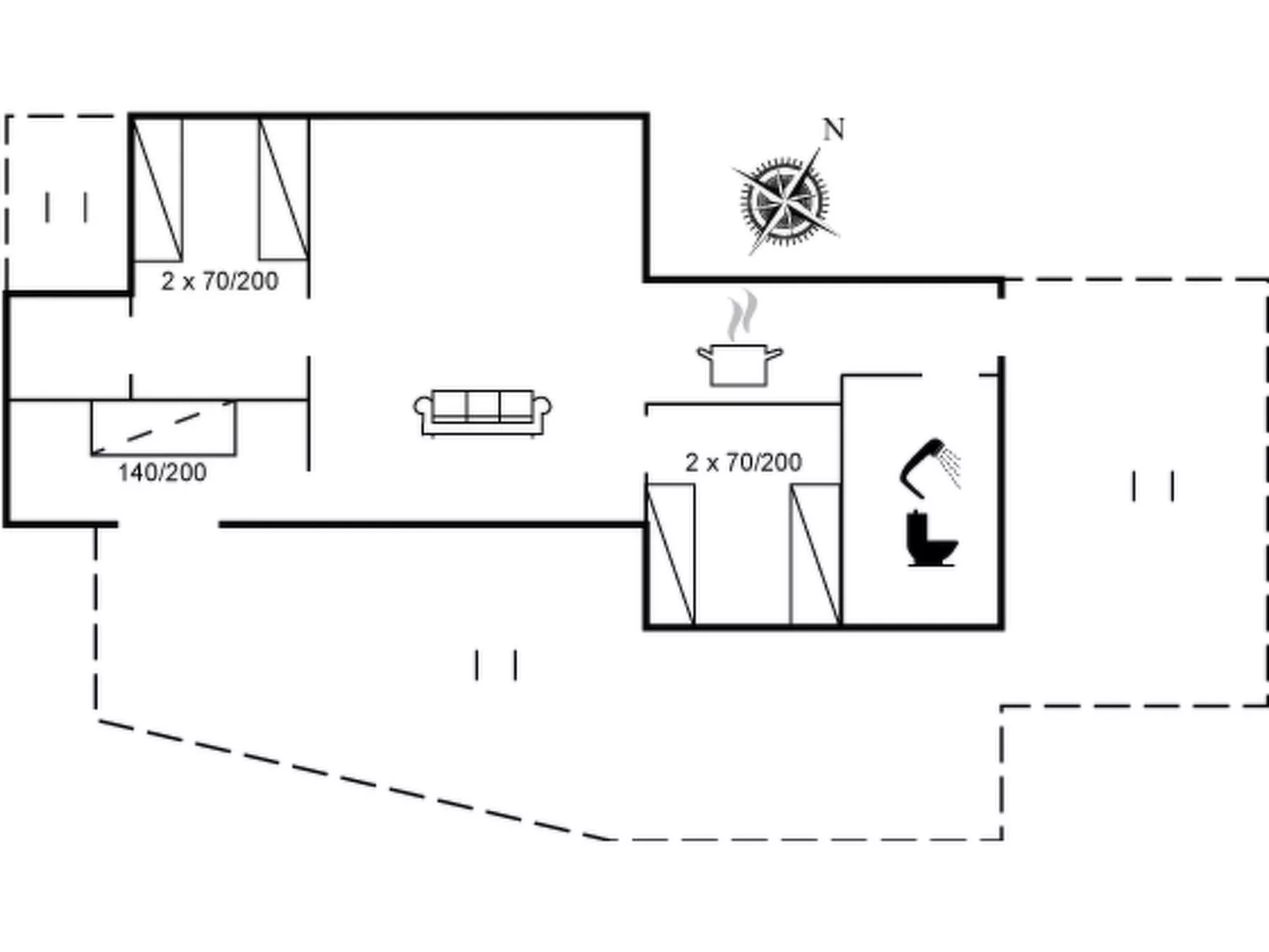 "Tyyni" - 75m from the sea-Inside