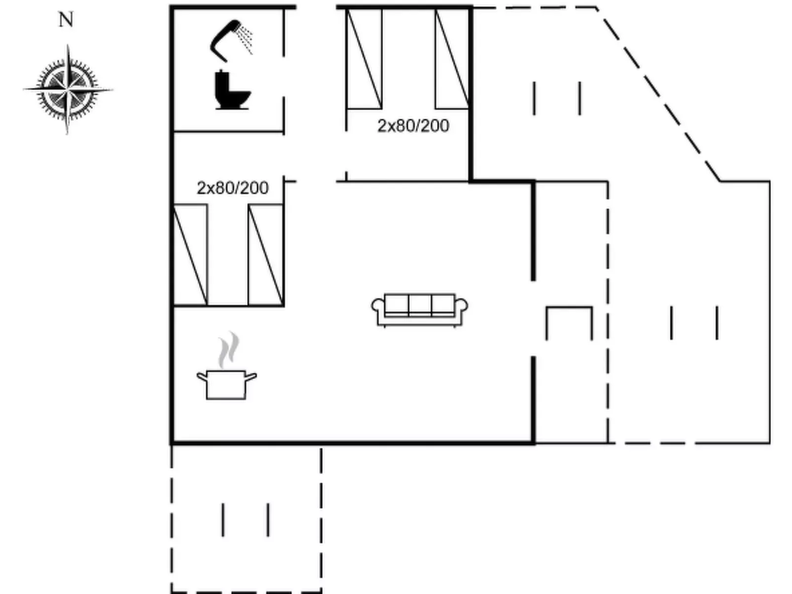 "Anu" - 400m from the sea-Inside