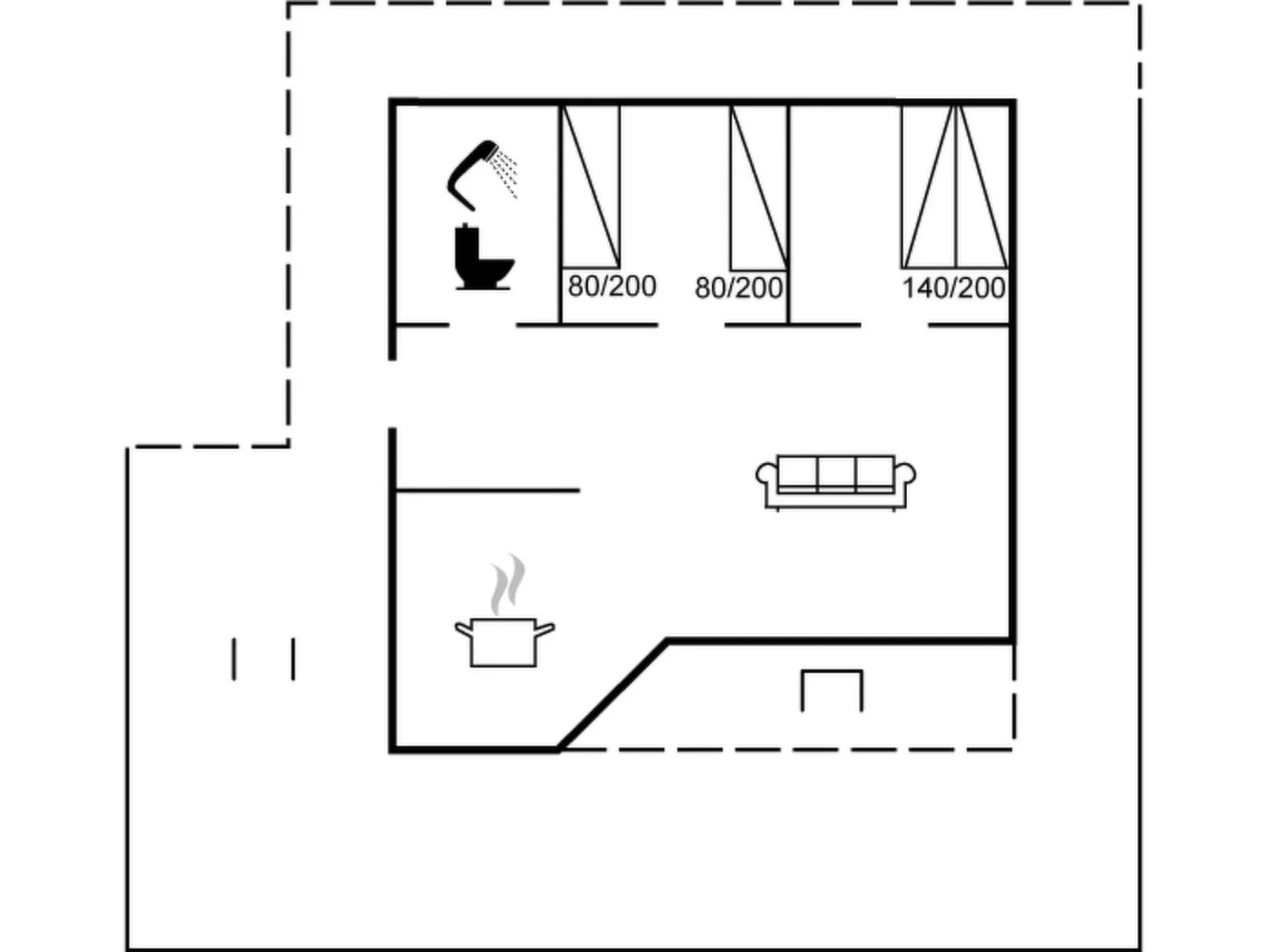 "Blaguna" - 75m from the sea-Inside
