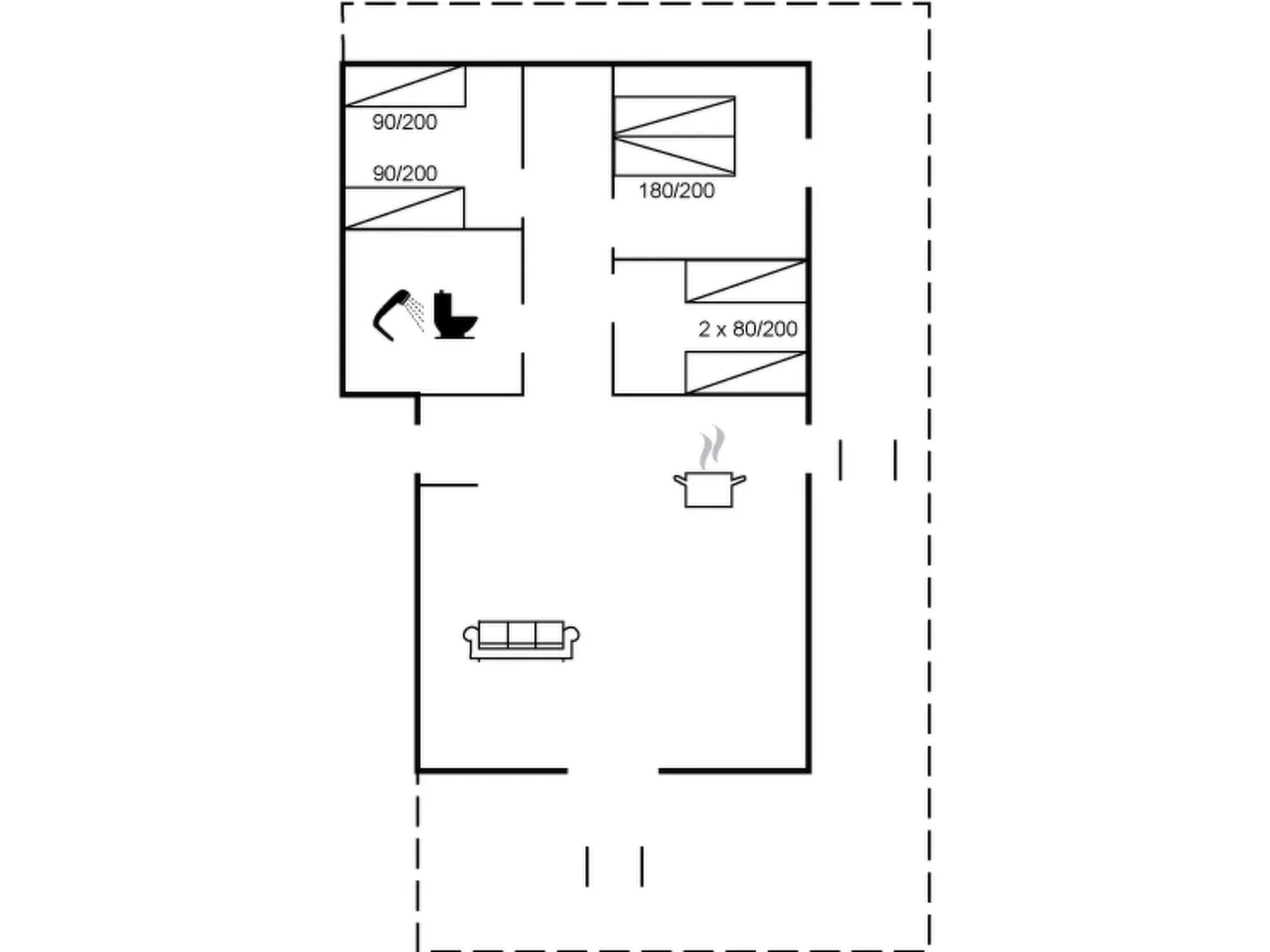 "Leefke" - 300m from the sea-Inside