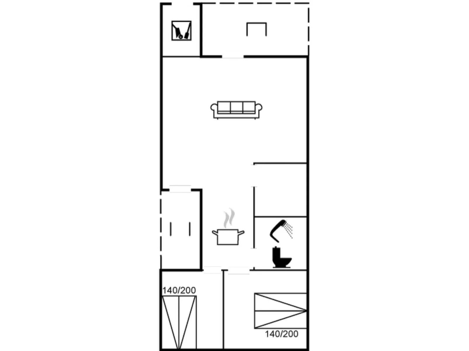 "Ady" - 150m from the sea-Inside