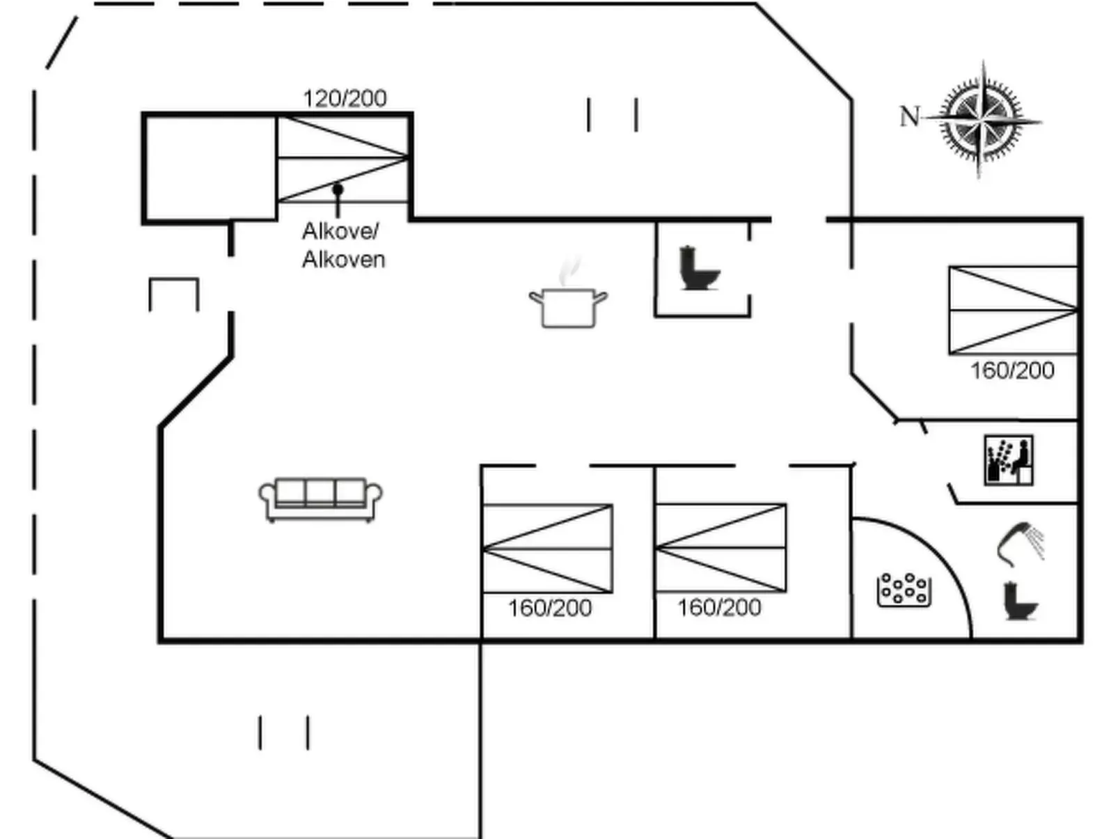 "Alexis" - 250m from the sea-Inside