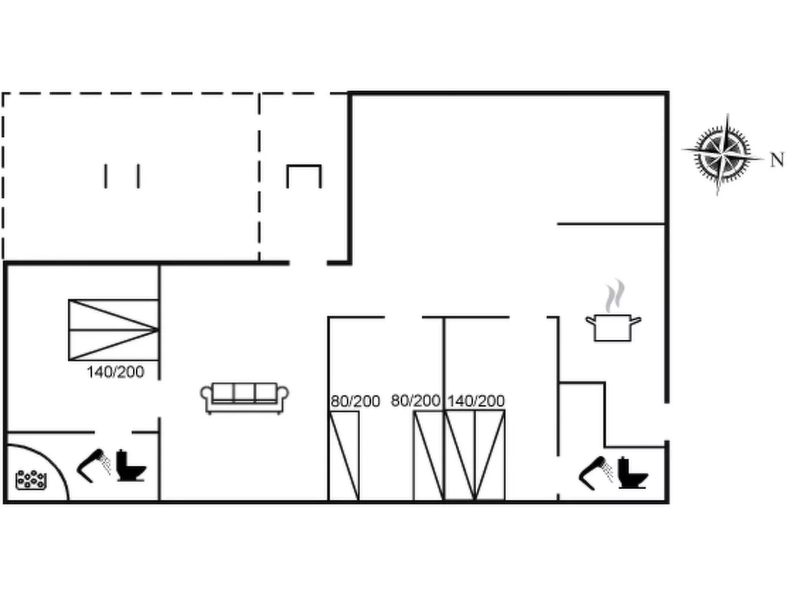 "Birge" - 200m from the sea-Inside
