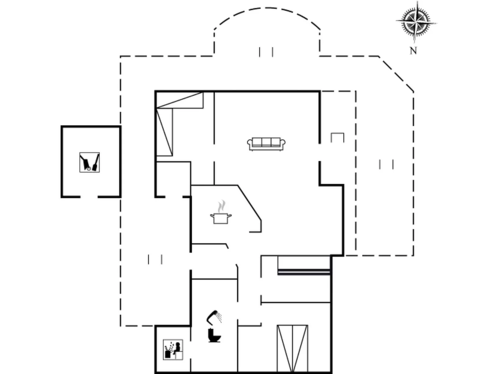 "Mine" - 300m from the sea-Inside