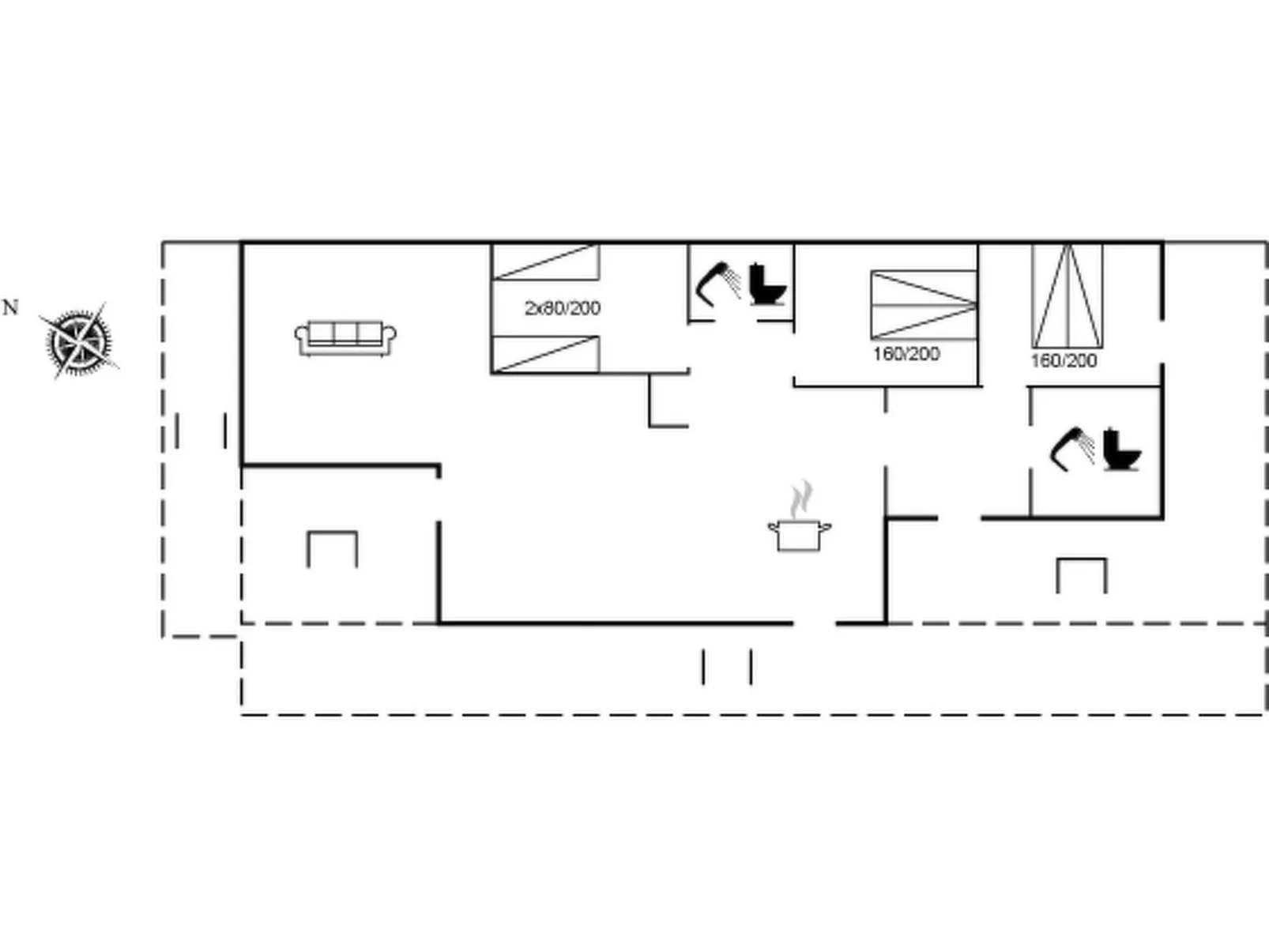 "Huldrik" - 100m from the sea-Inside
