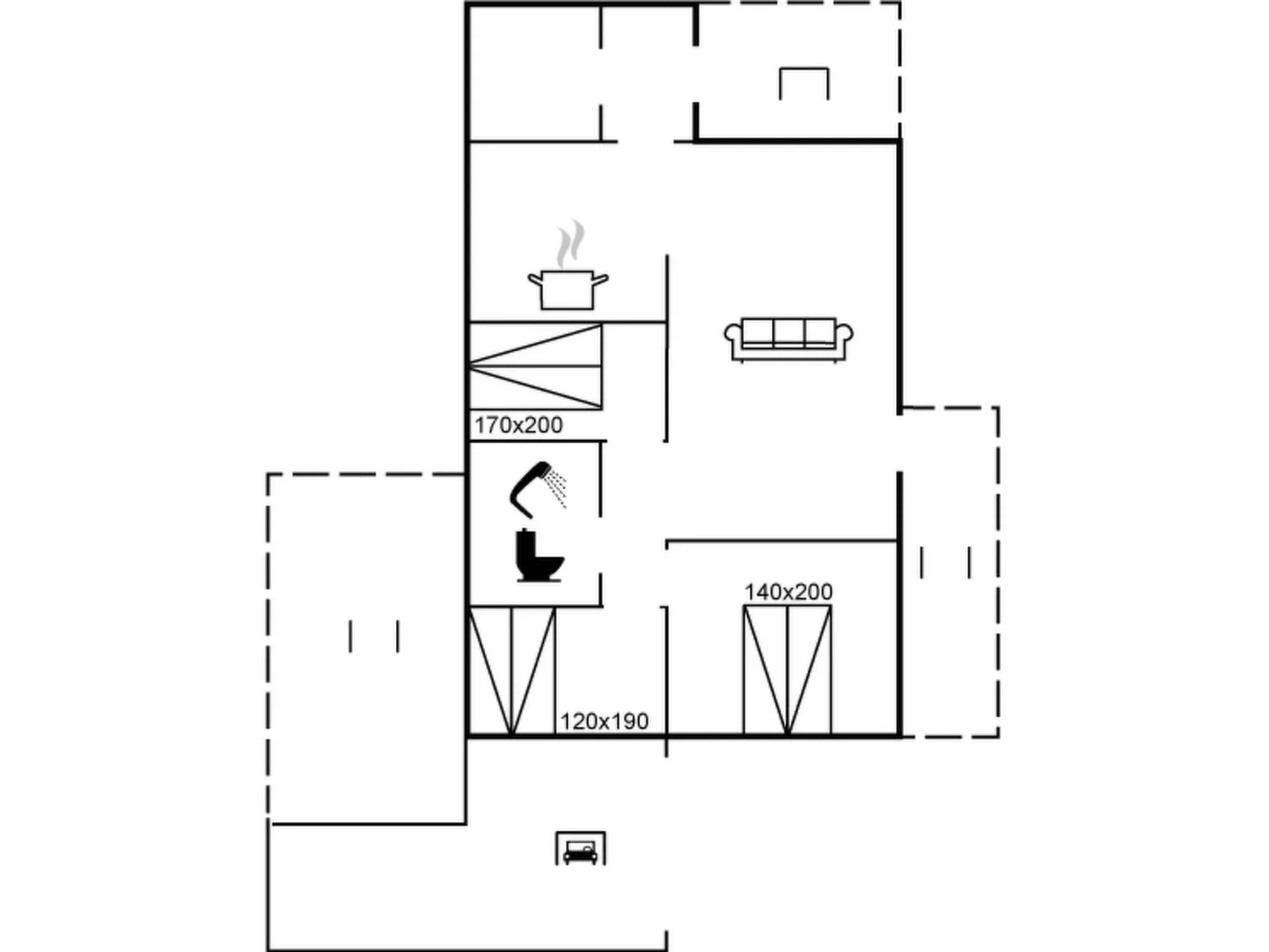 "Siri" - 400m from the sea-Inside