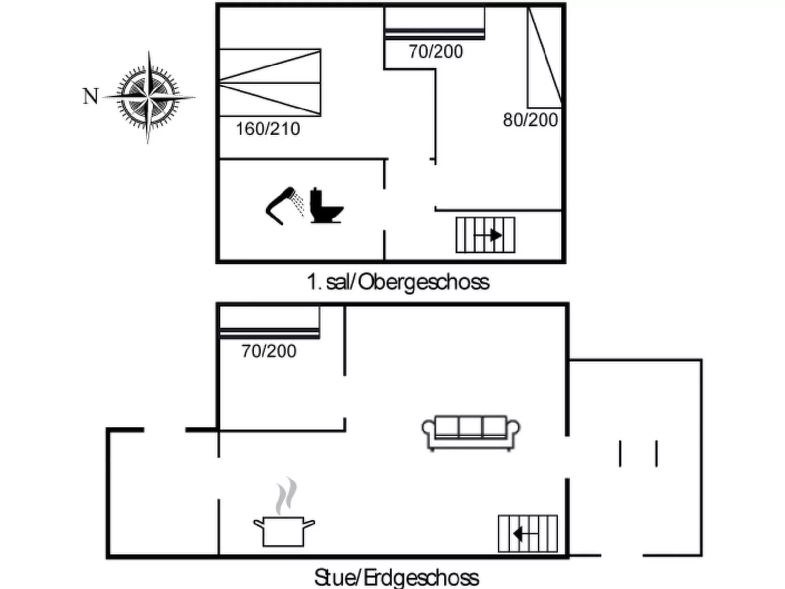 "Tellervo" - 2.4km from the sea-Inside