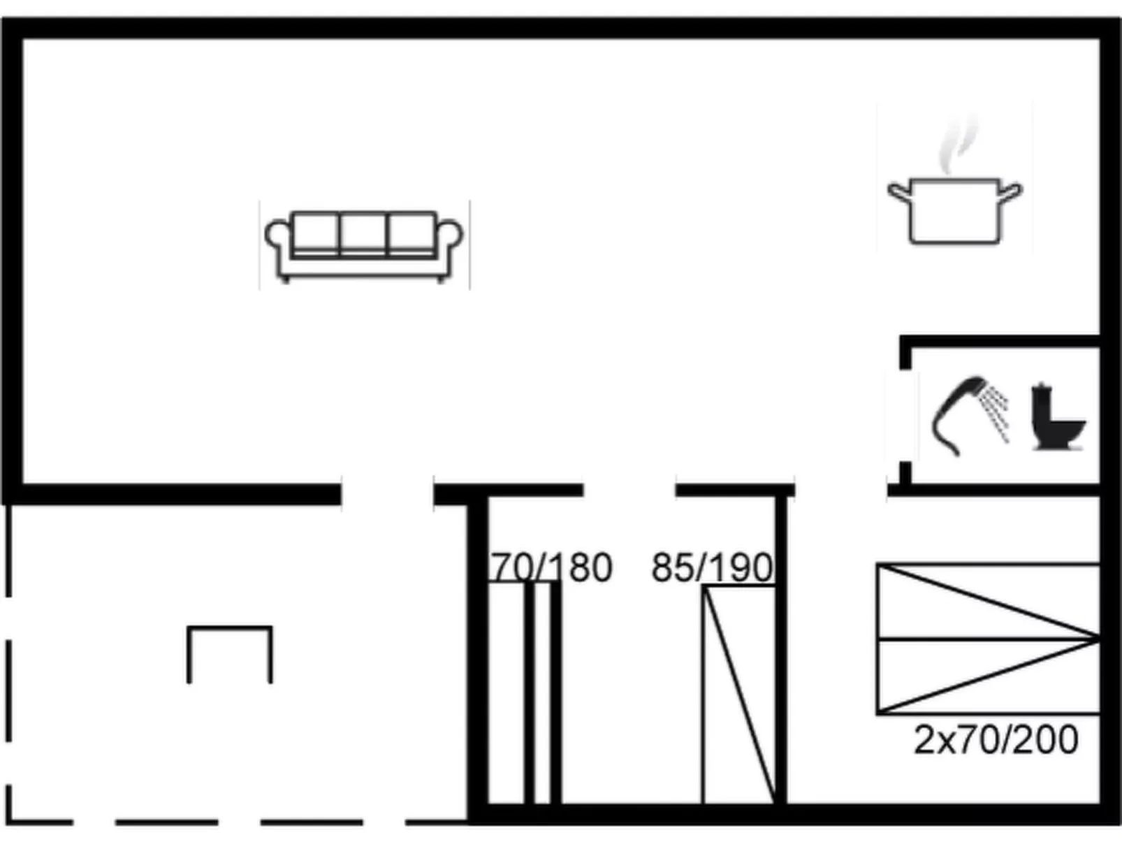 "Aneline" - 700m from the sea-Inside