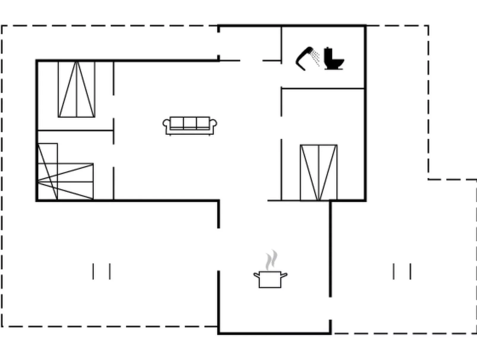 "Nelda" - 300m to the inlet-Inside