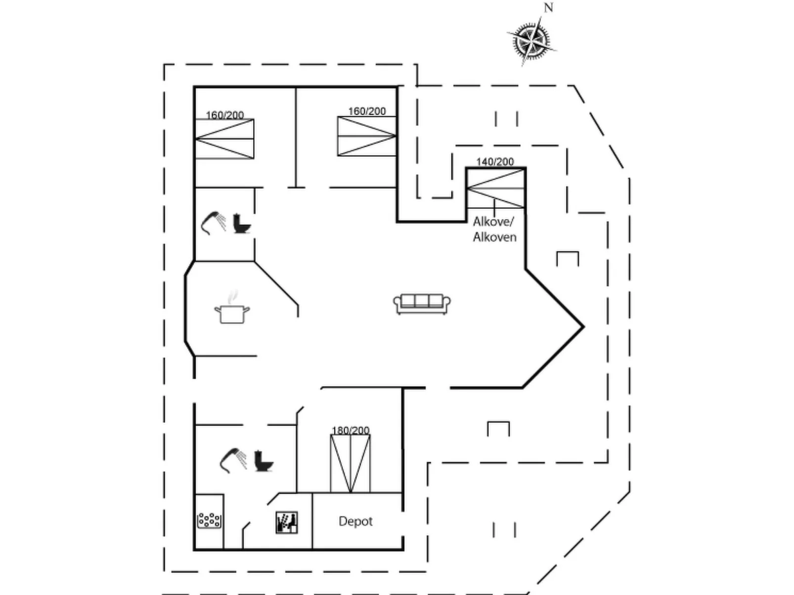 "Elsemarie" - 1.4km to the inlet-Inside