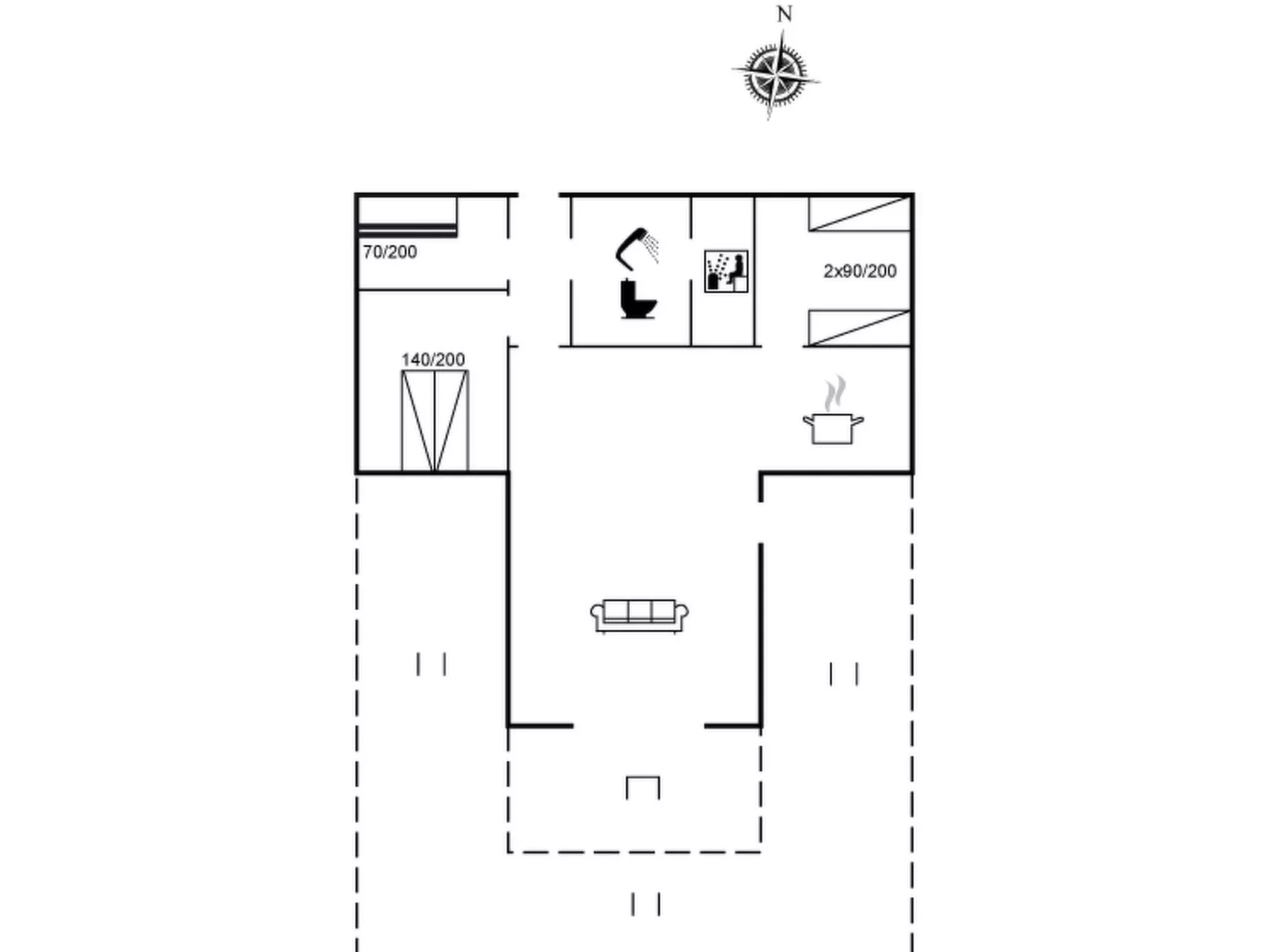 "Ellyn" - 500m from the sea-Inside