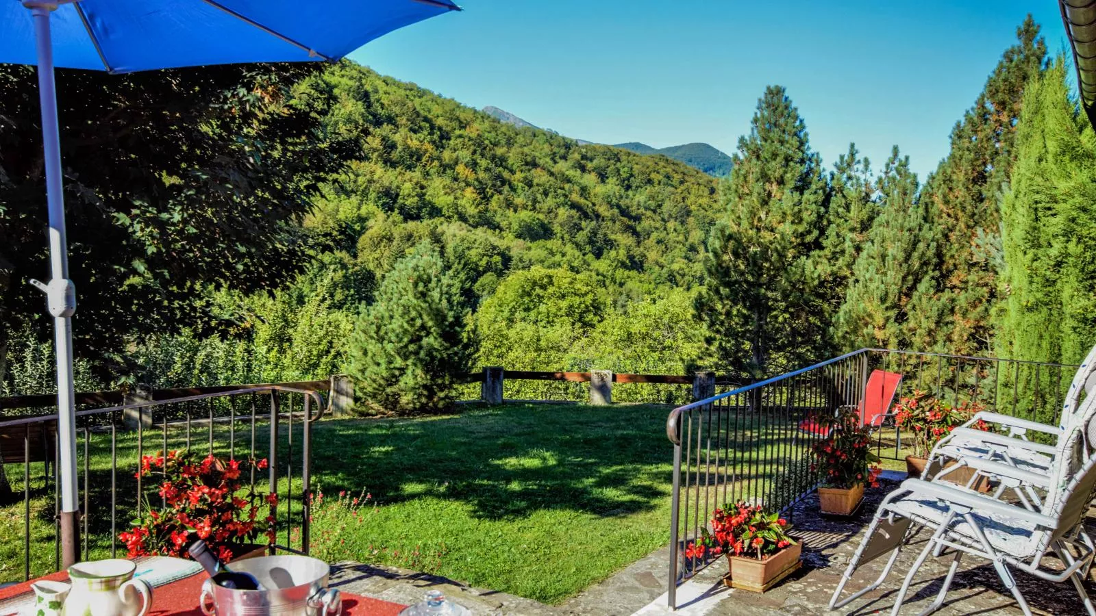 Gite des Kathares-View in summer