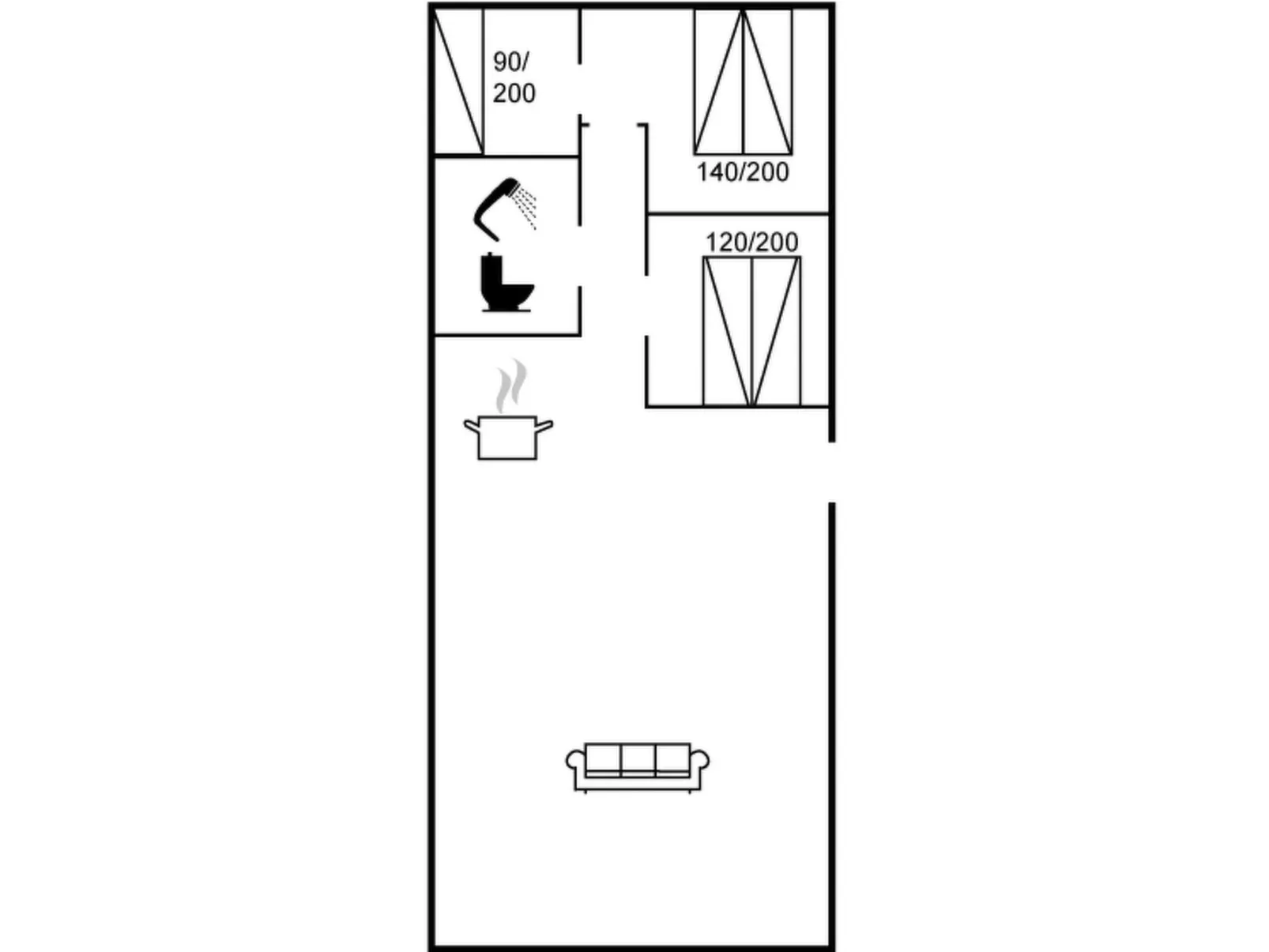 "Lennert" - 100m to the inlet-Inside