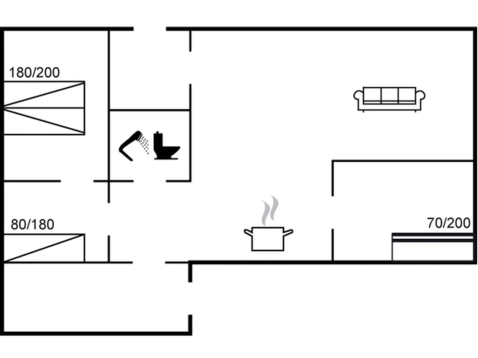 "Eduard" - 4.3km from the sea-Inside