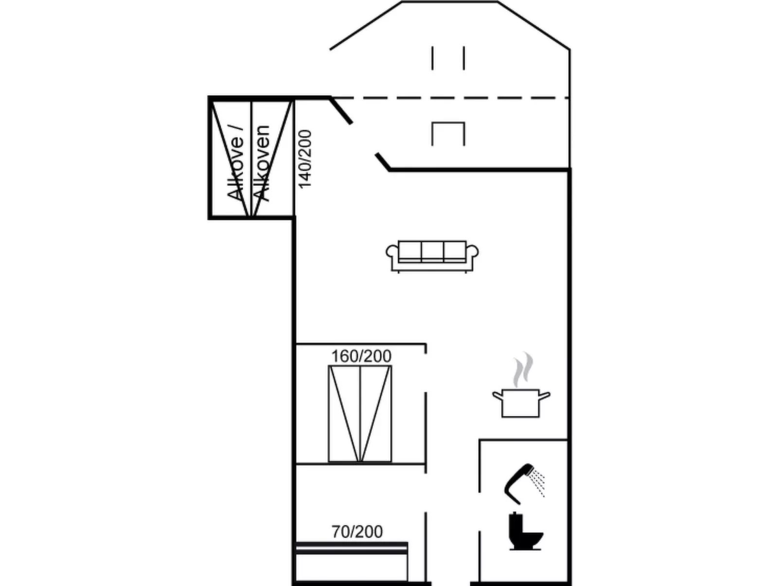 "Nafni" - 200m from the sea-Inside