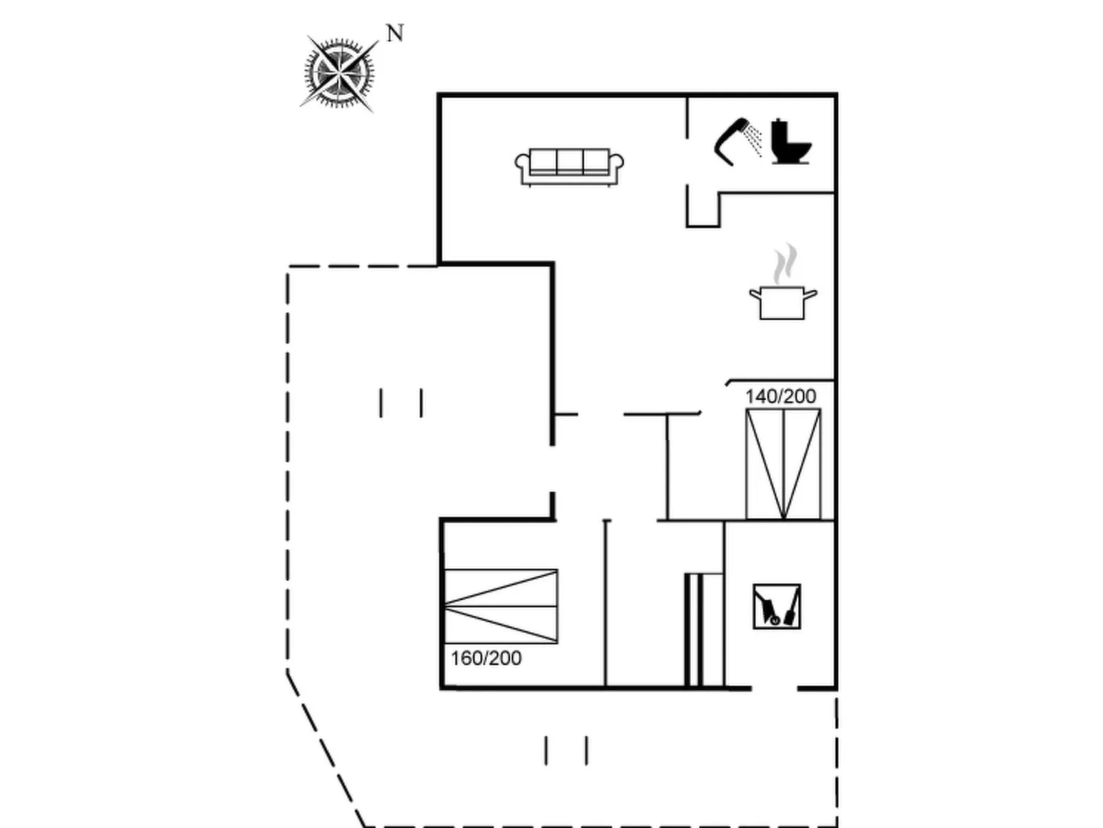 "Solborg" - 400m from the sea-Inside