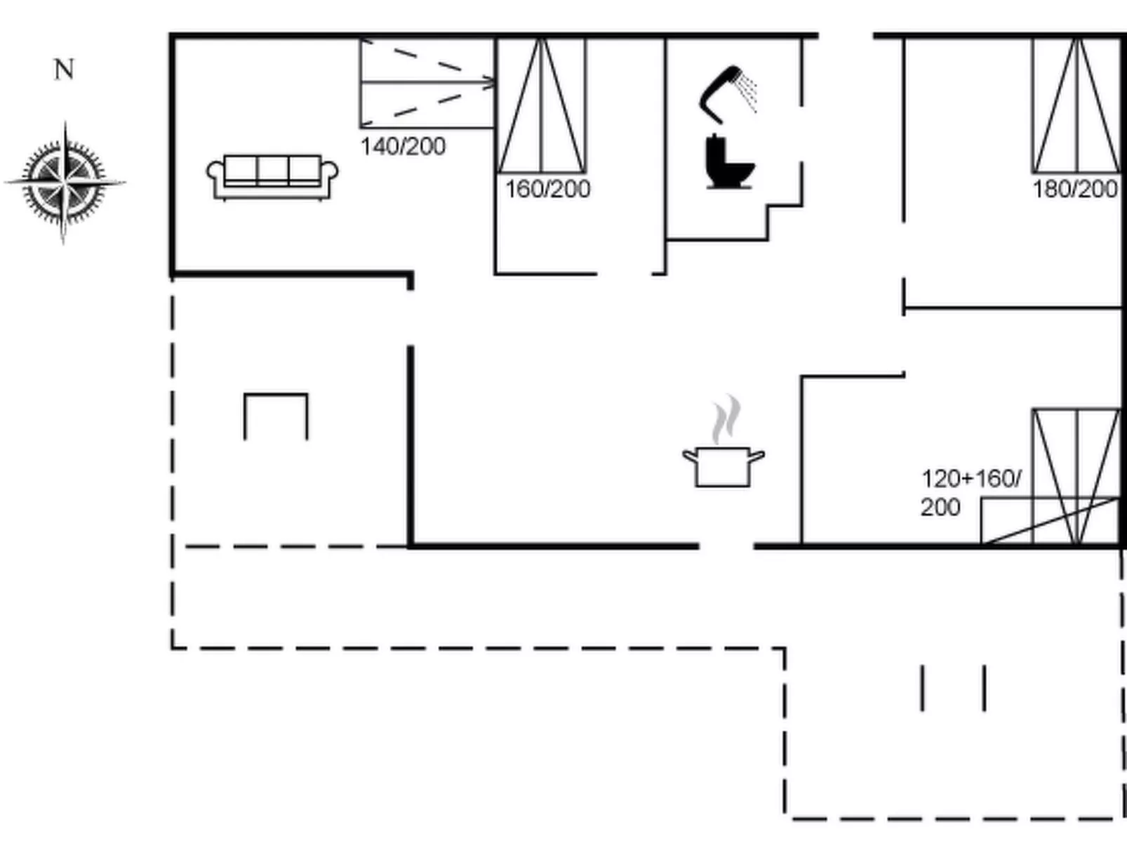 "Cresta" - 1.4km from the sea-Inside
