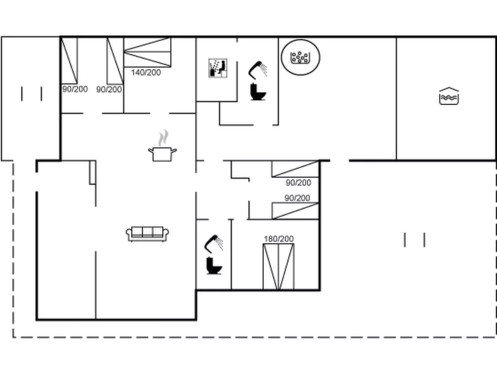 "Kalevi" - 900m from the sea-Inside