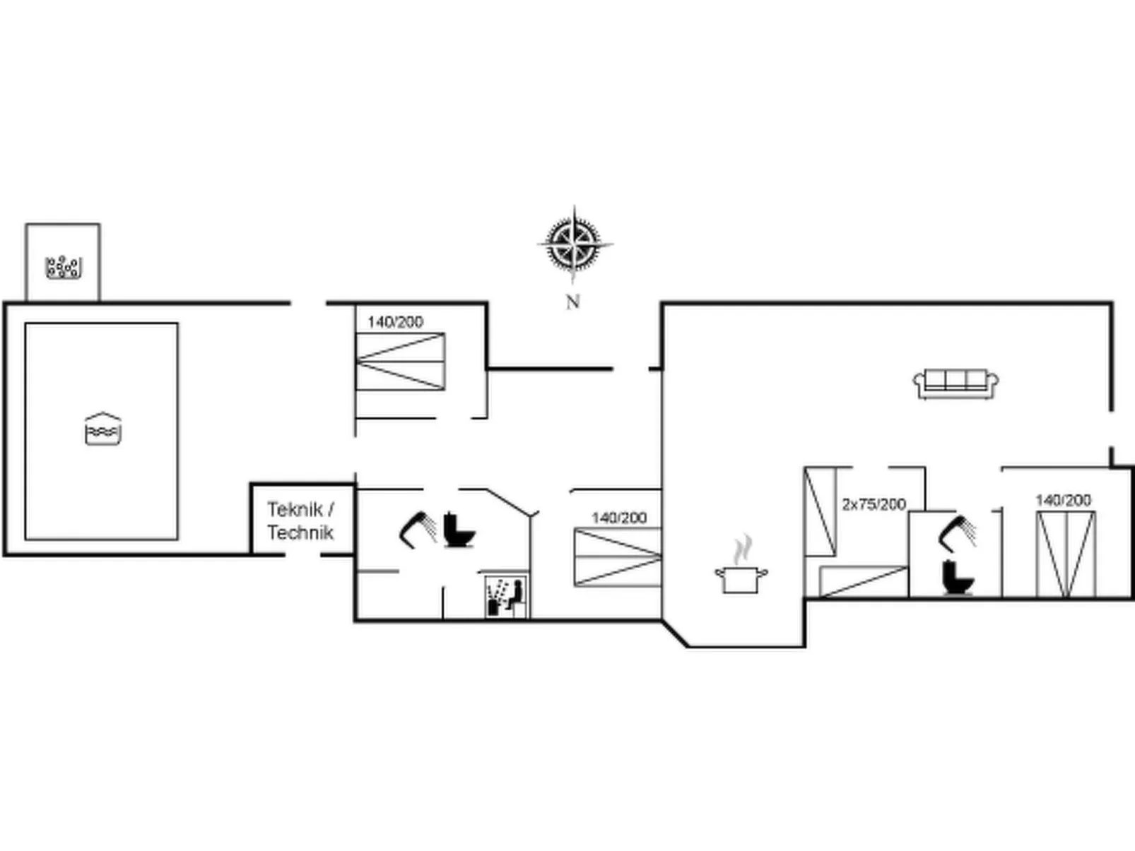 "Tovi" - 600m from the sea-Inside