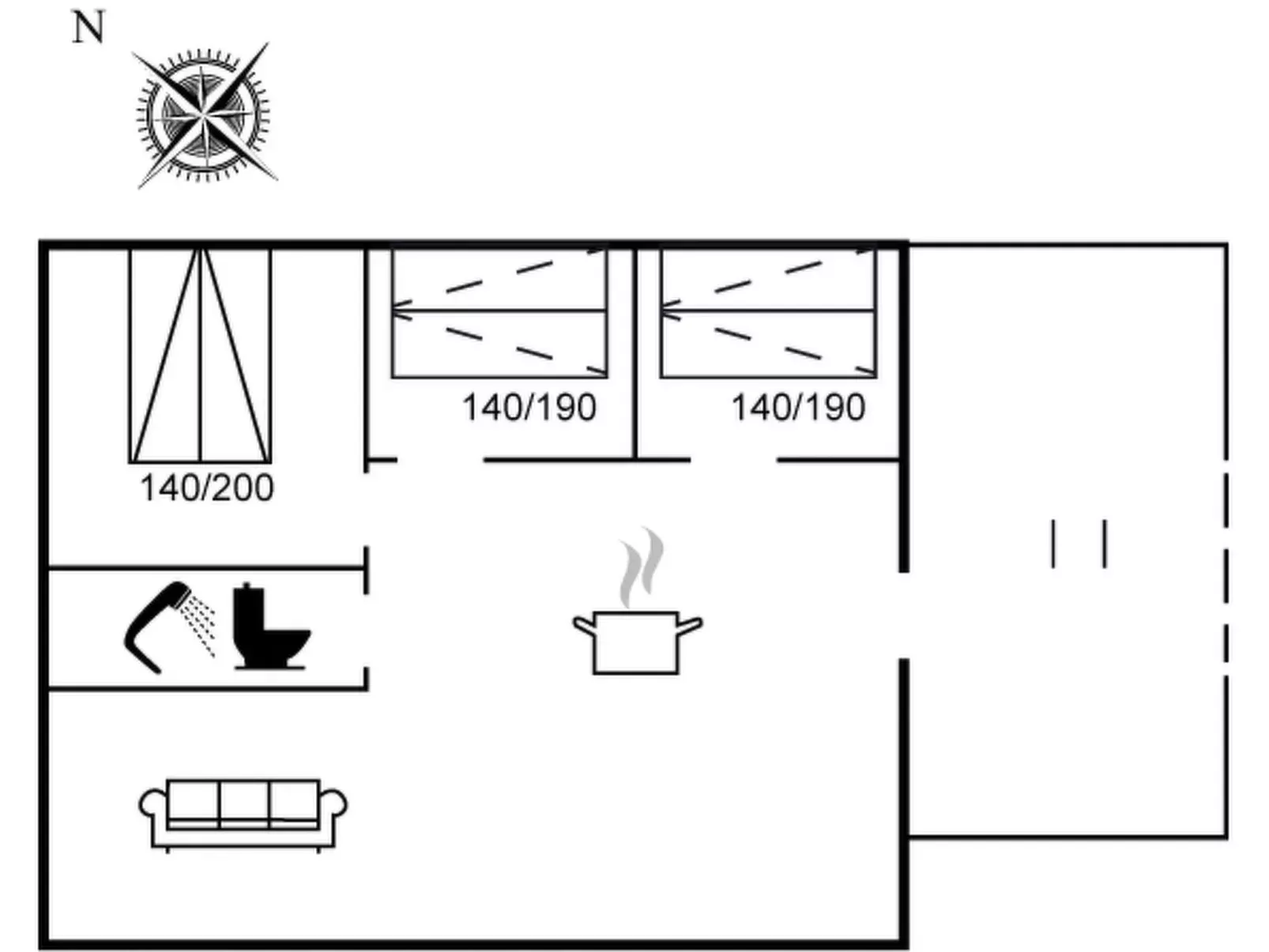 "Henna" - 550m to the inlet-Inside