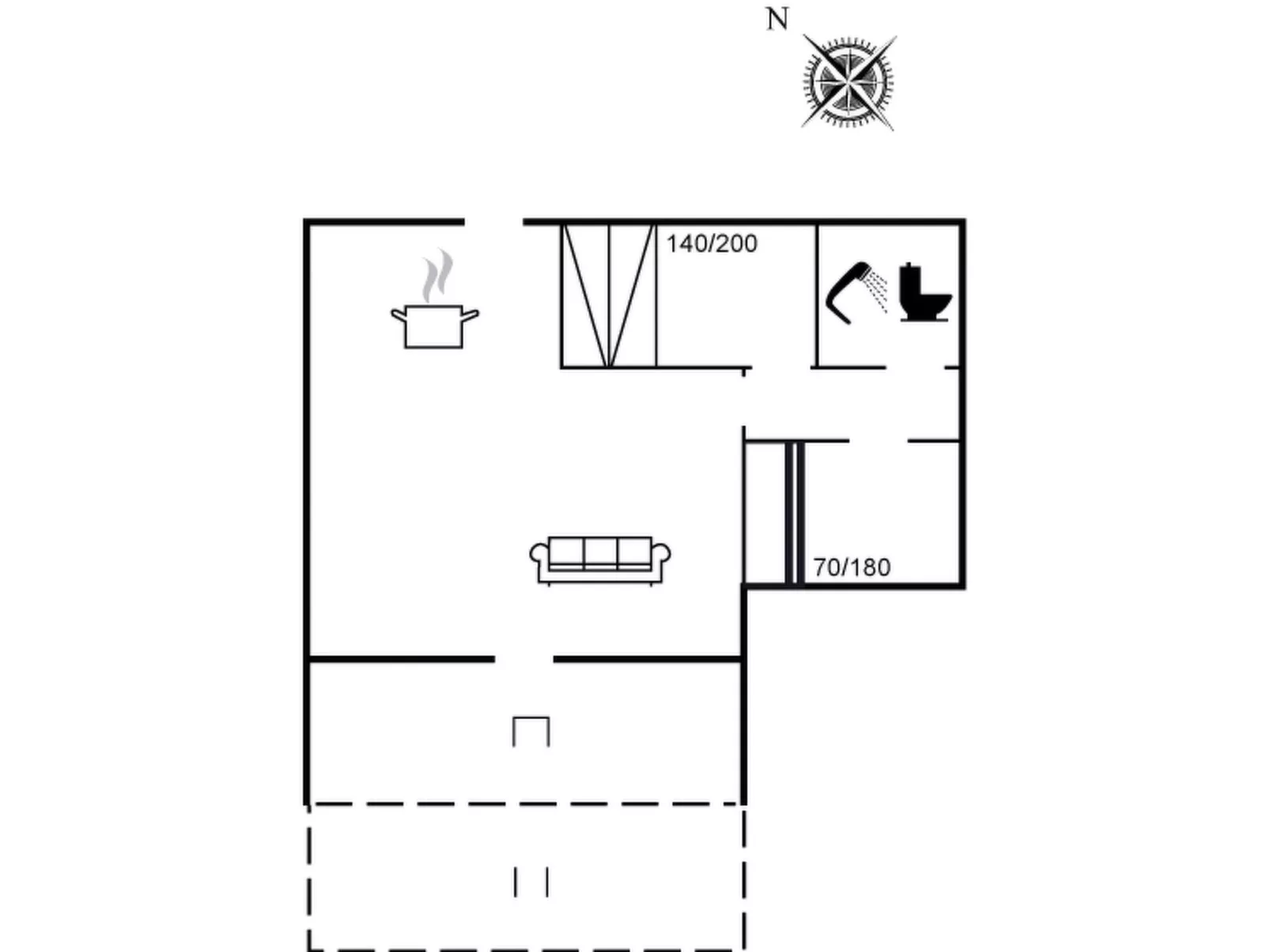 "Caisa" - 300m from the sea-Inside