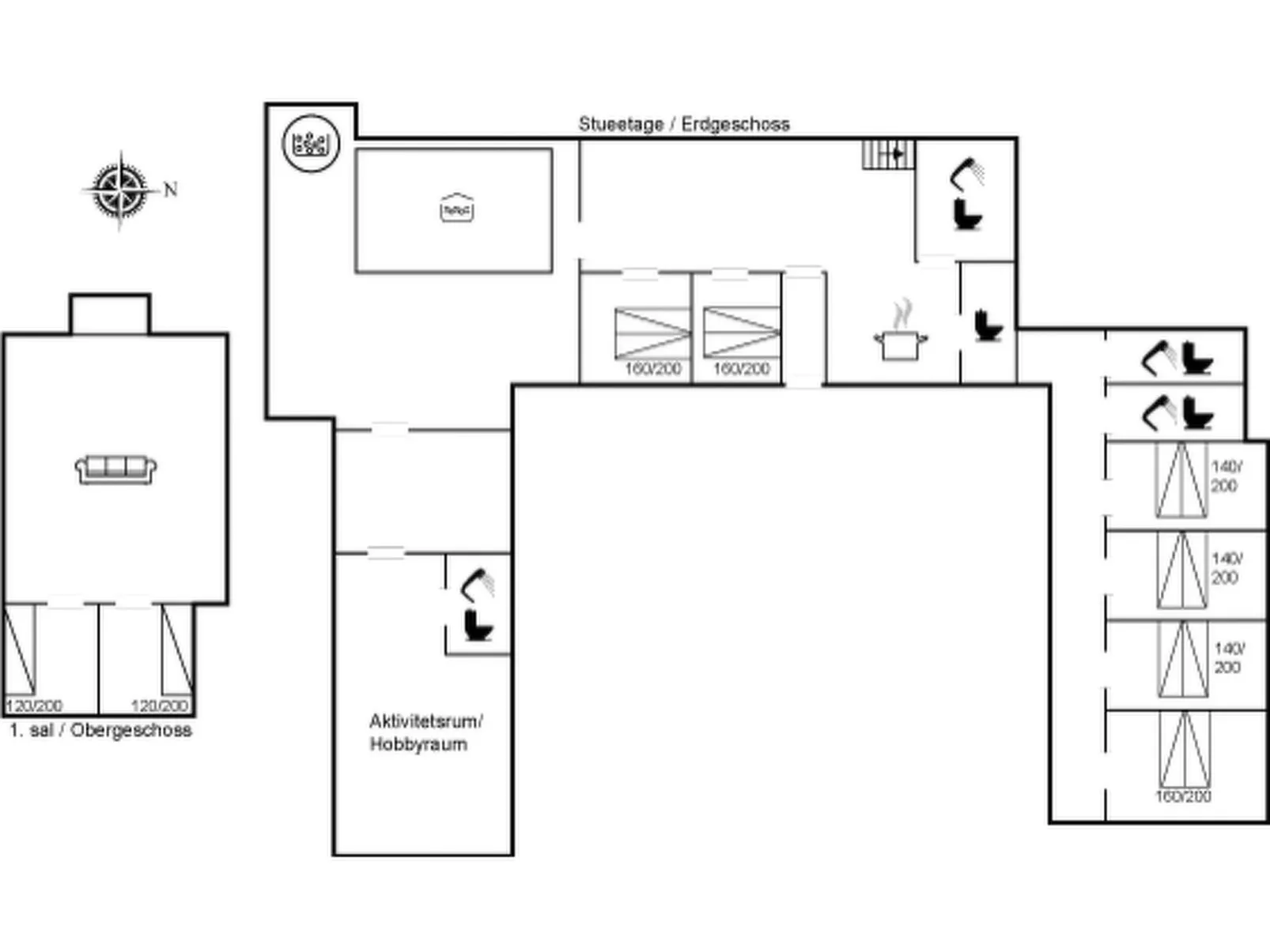 "Gunhilda" - 200m from the sea-Inside