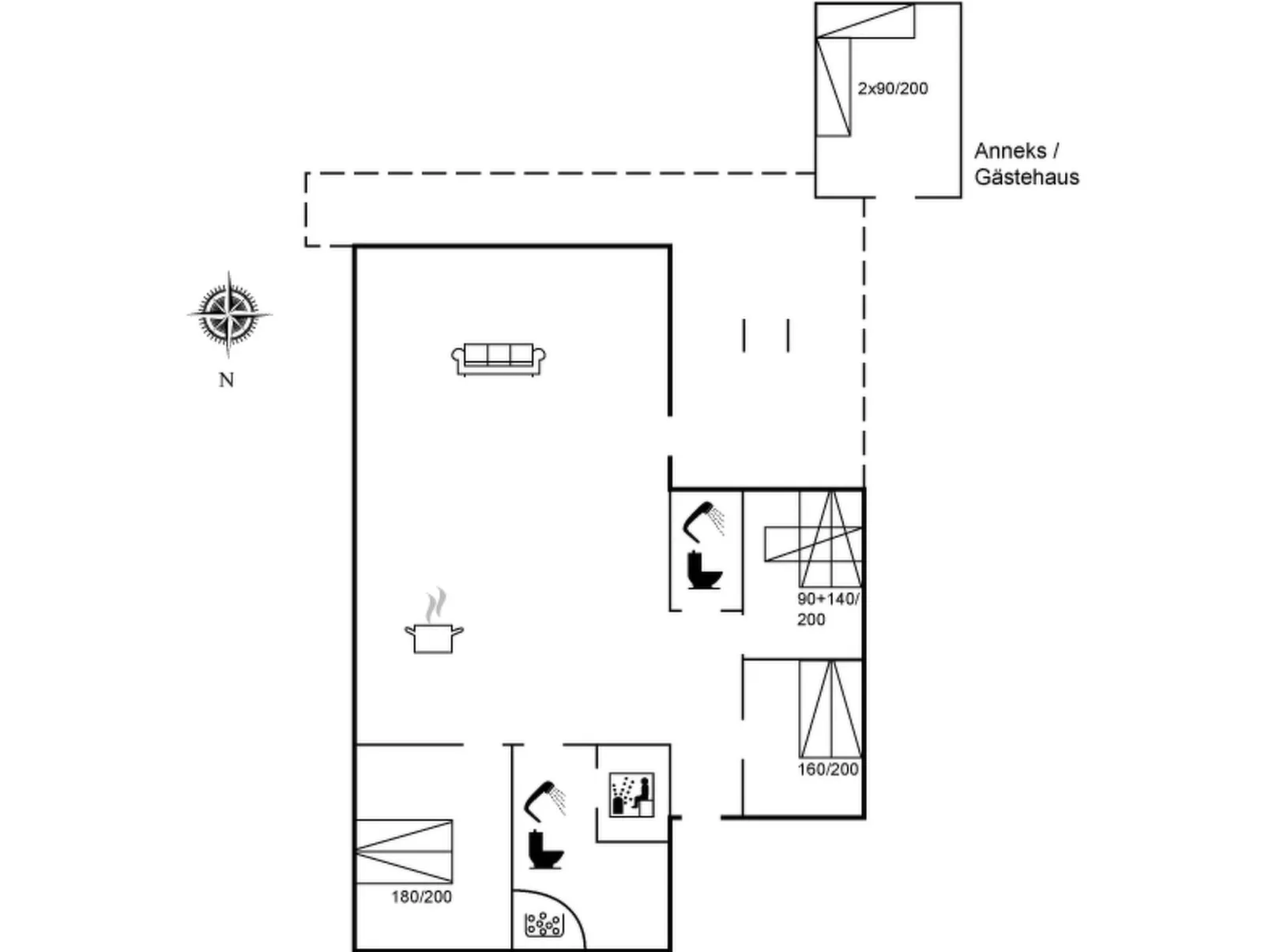 "Romil" - 2.1km from the sea-Inside