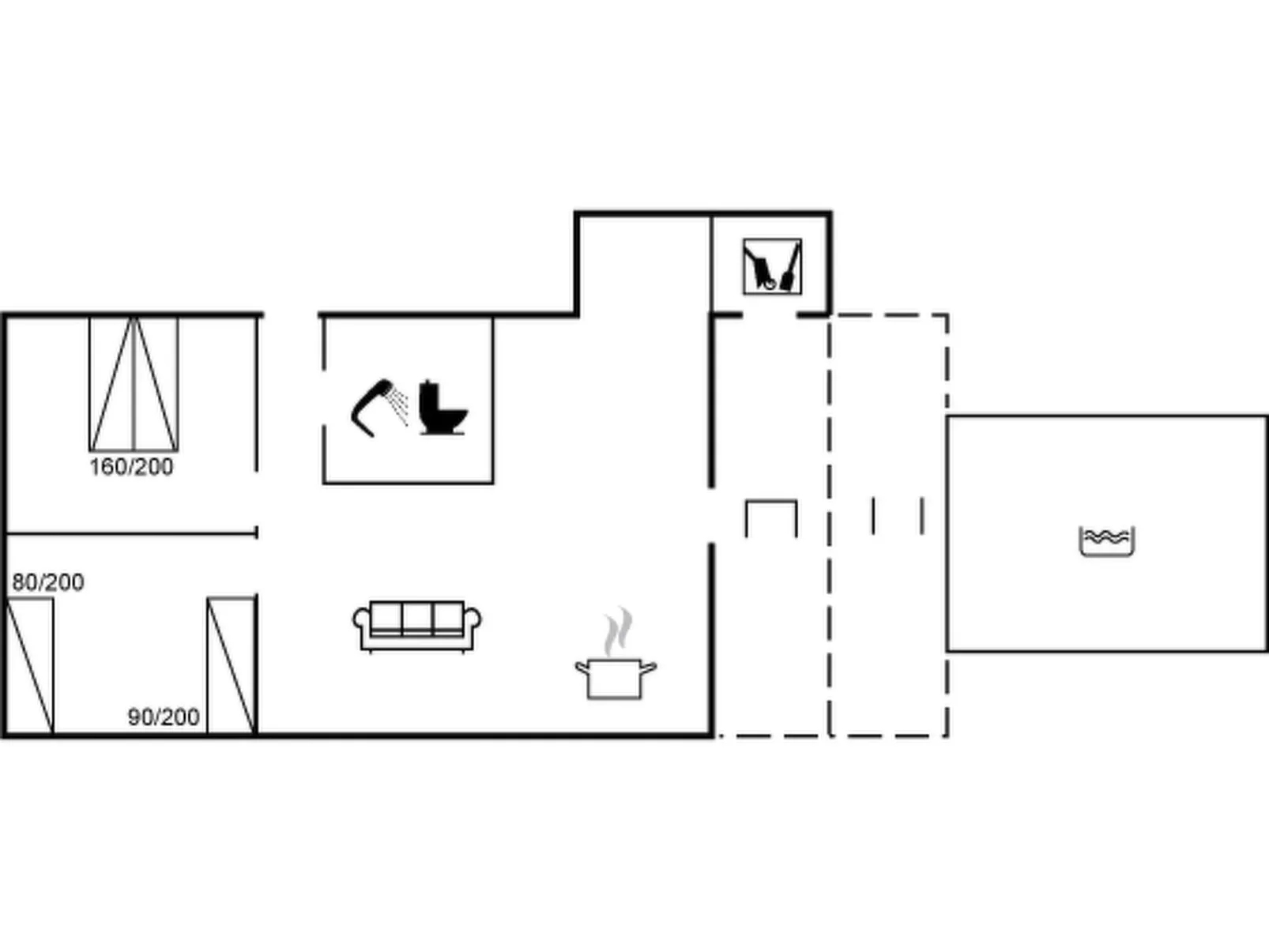 "Biaver" - 350m from the sea-Inside