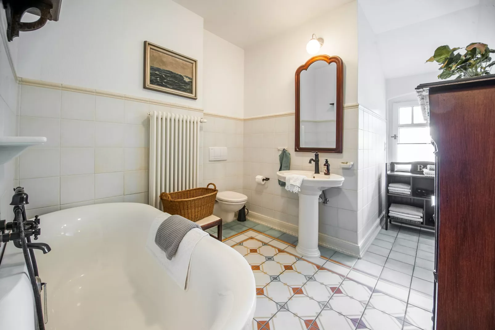Apartment Froschkönig-Badezimmer