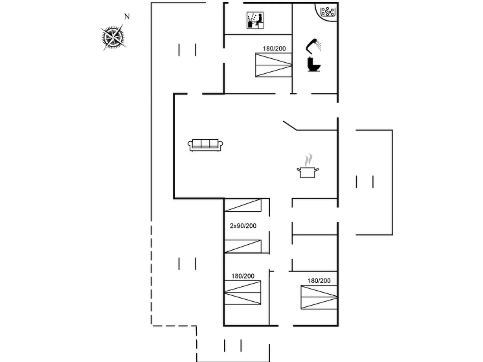 "Reimer" - 700m from the sea-Inside