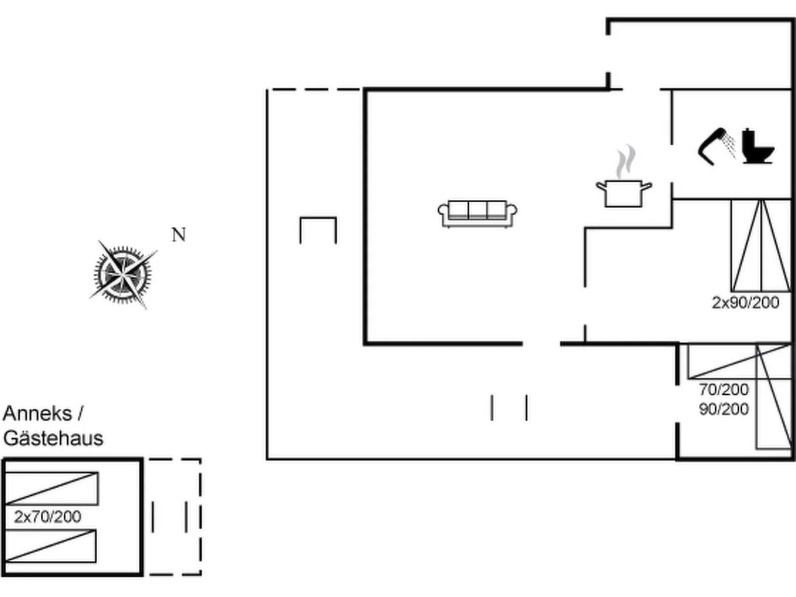 "Hannele" - 200m from the sea-Inside