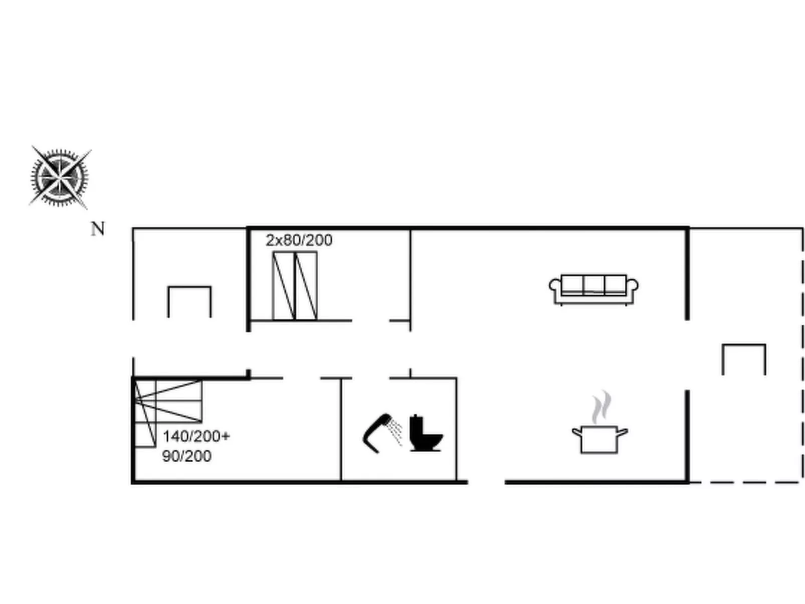 "Rəzvan" - 120m from the sea-Inside